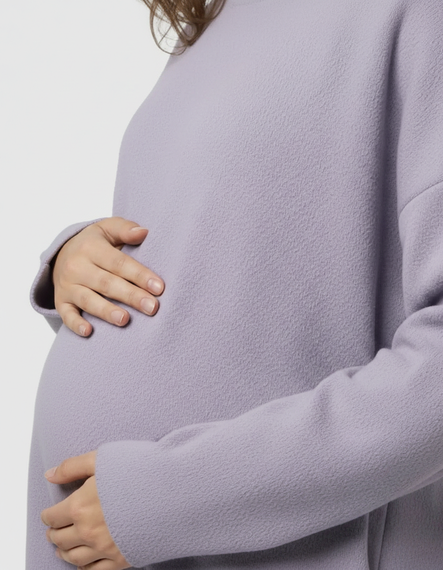 Bump Society – The Comfort Collection: Warm Wool Blend Relaxed Style Maternity Sweater-Bump Society