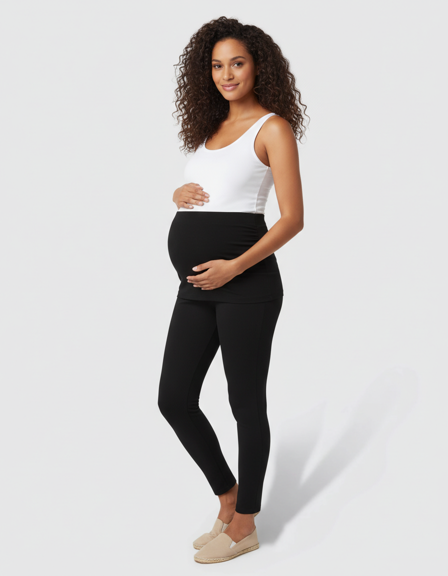 Bump Society – The Nursing Collection: Scoop Neck Slim Fit Maternity & Nursing Tank Top-Bump Society