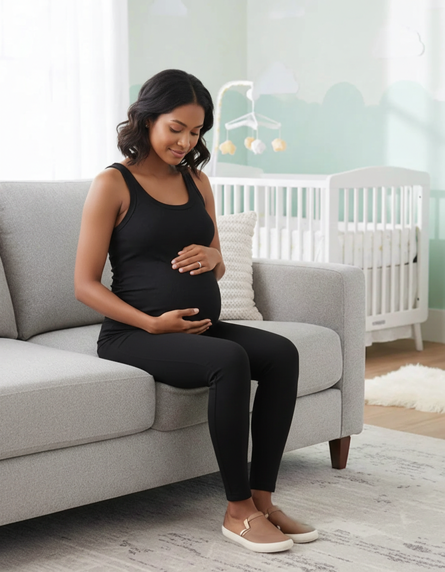 Bump Society – The Nursing Collection: Scoop Neck Slim Fit Maternity & Nursing Tank Top-Bump Society