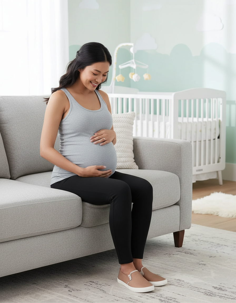 Bump Society – The Nursing Collection: Scoop Neck Slim Fit Maternity & Nursing Tank Top-Bump Society