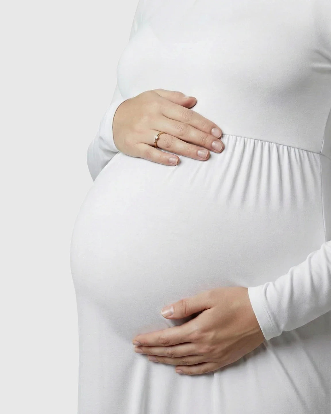 Bump Society – The Comfort Collection: Empire Waist Fitted Maternity Photoshoot Dress