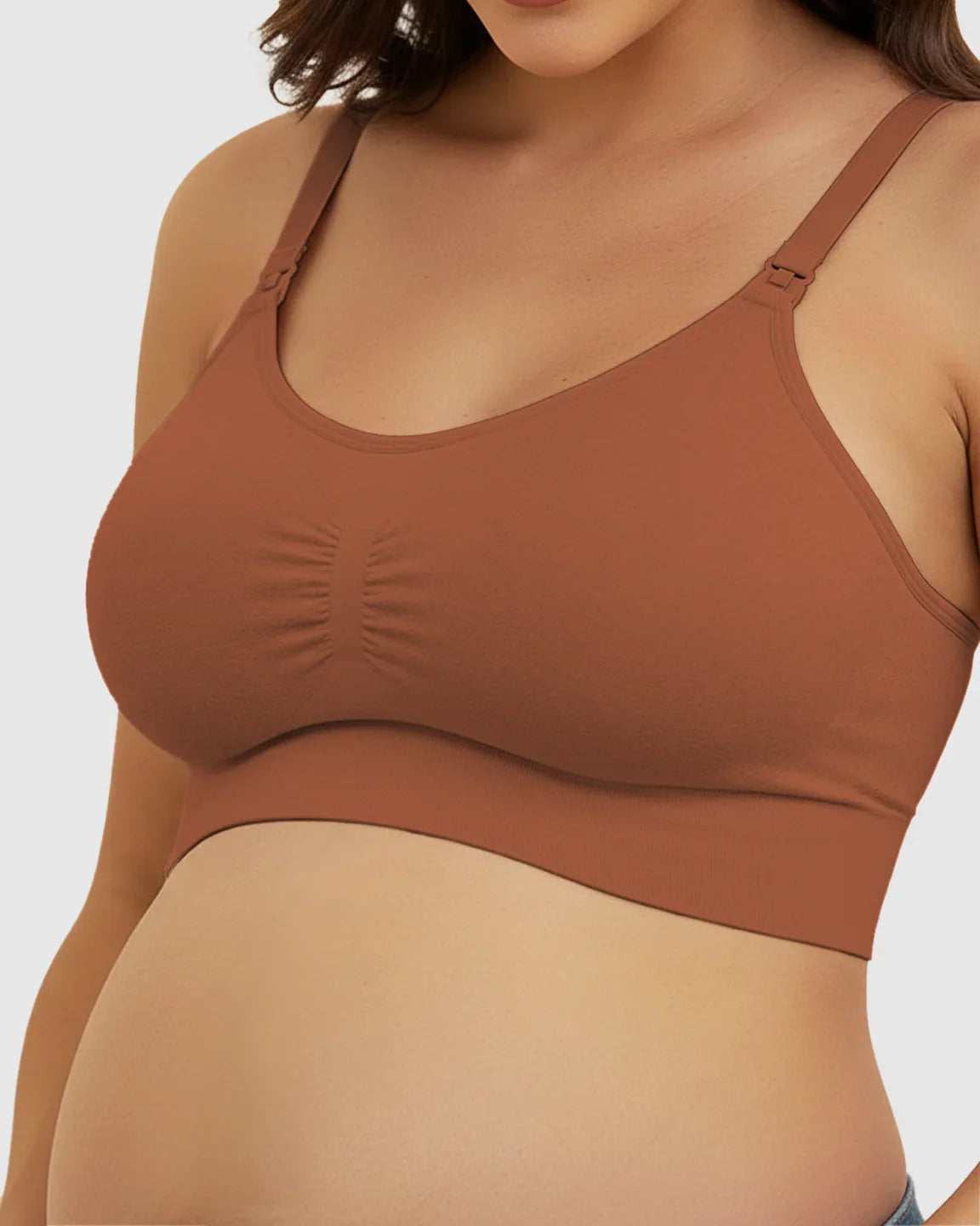 The Nursing Collection: Wireless Front-Closure Maternity Nursing Bra