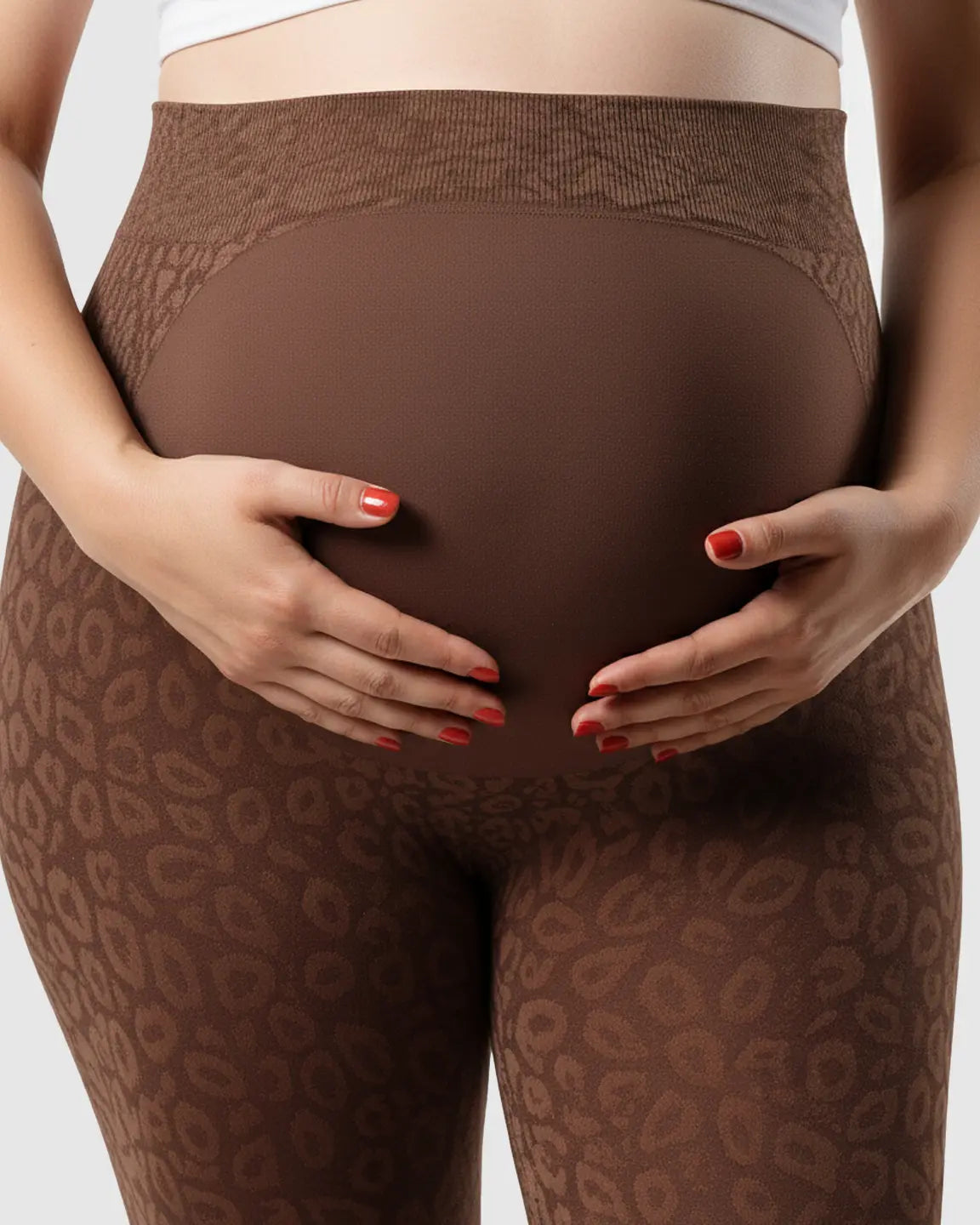 Bump Society – The Comfort Collection: High-waisted Printed Maternity Leggings