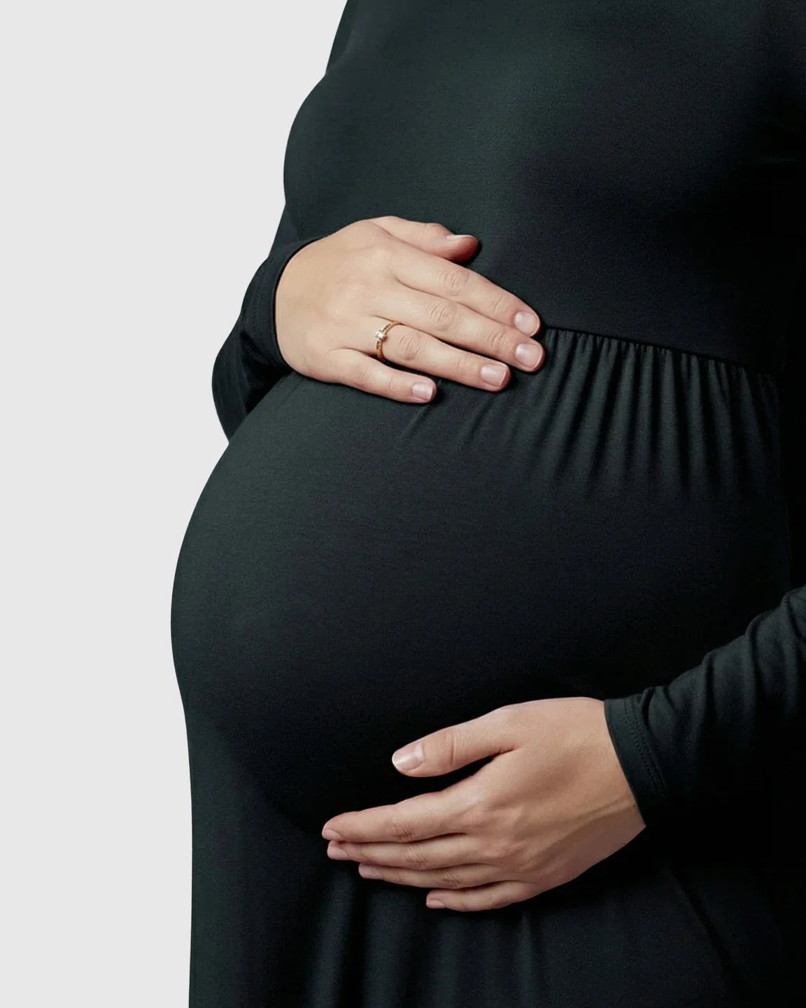 Bump Society – The Comfort Collection: Empire Waist Fitted Maternity Photoshoot Dress