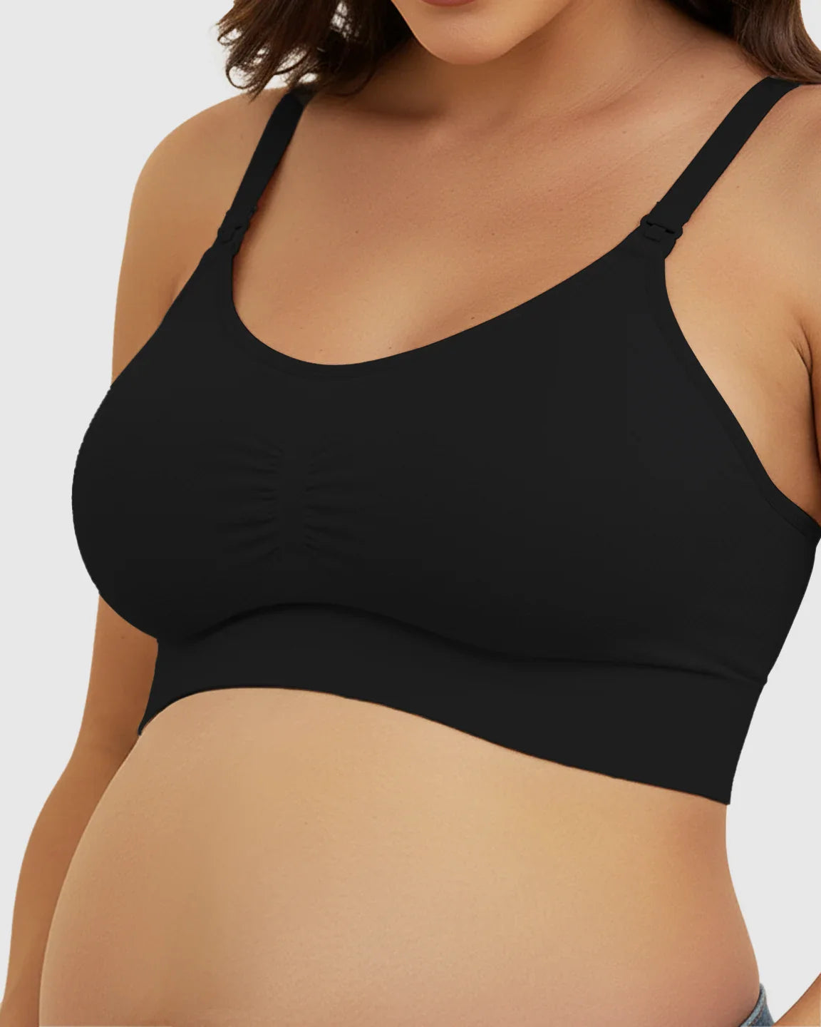 The Nursing Collection: Wireless Front-Closure Maternity Nursing Bra