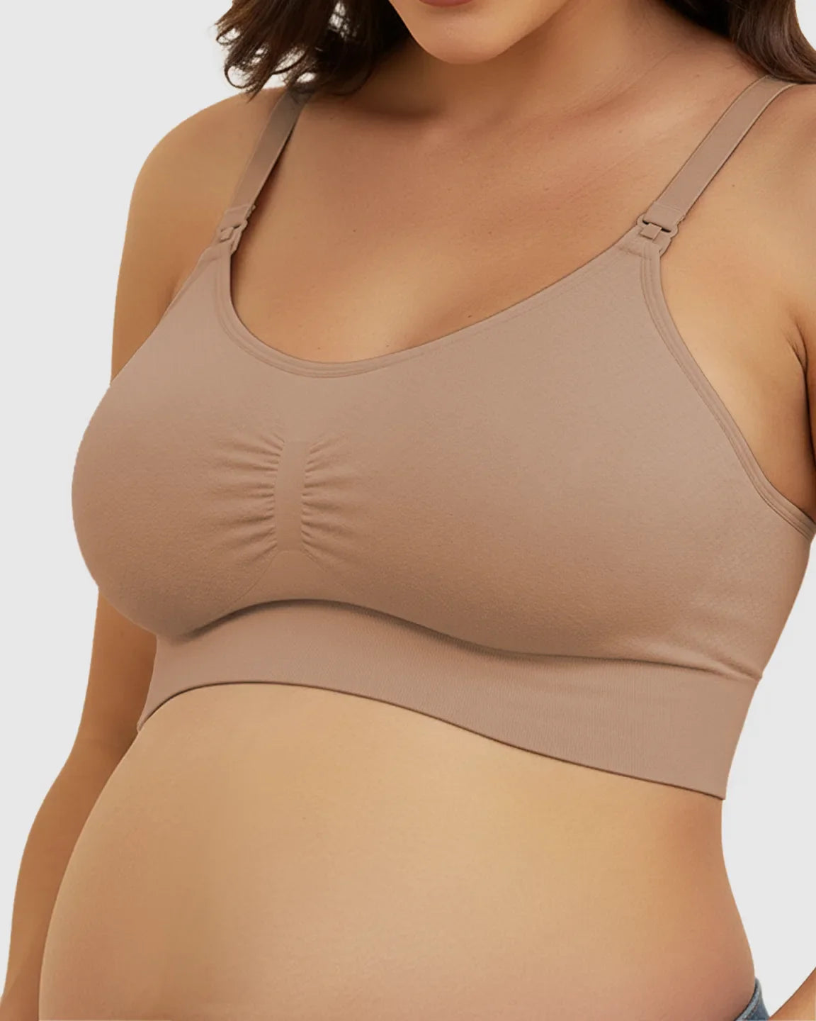 The Nursing Collection: Wireless Front-Closure Maternity Nursing Bra