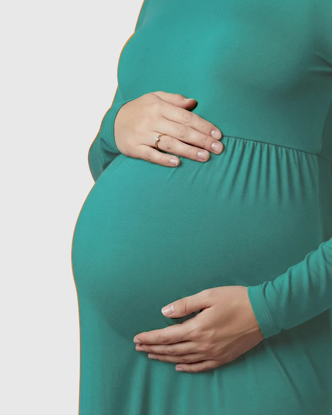 Bump Society – The Comfort Collection: Empire Waist Fitted Maternity Photoshoot Dress