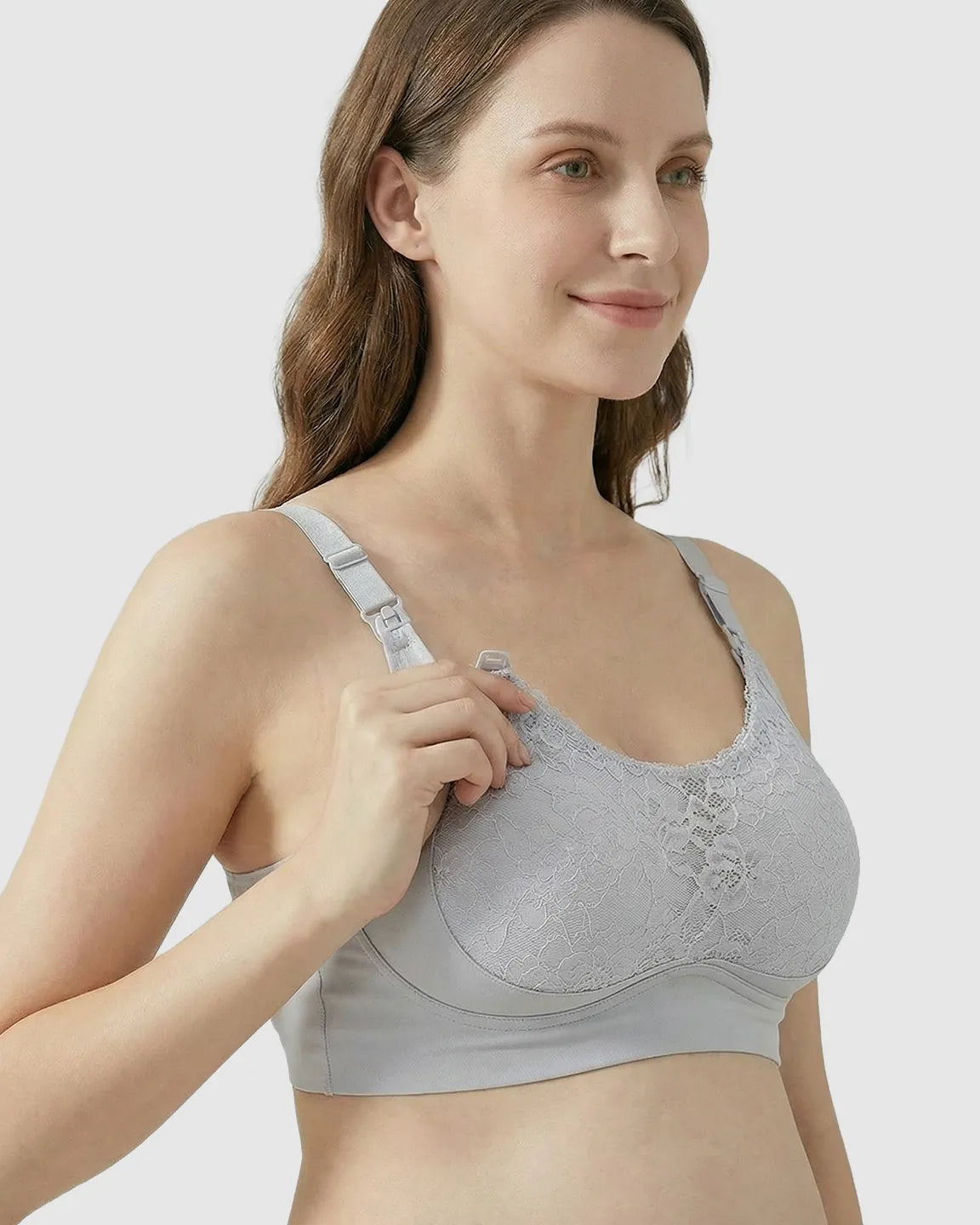Bump Society – The Comfort Collection: One-Piece Lace Breastfeeding Bra