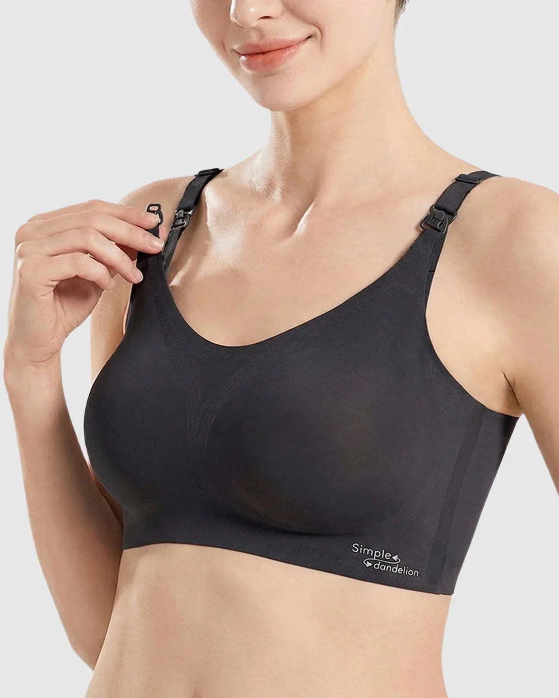 Bump Society – The Nursing Collection: Clip-Down Straps Contoured Nursing Bra