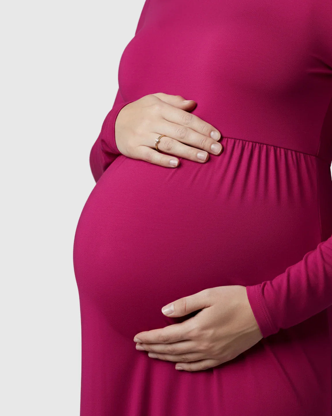 Bump Society – The Comfort Collection: Empire Waist Fitted Maternity Photoshoot Dress