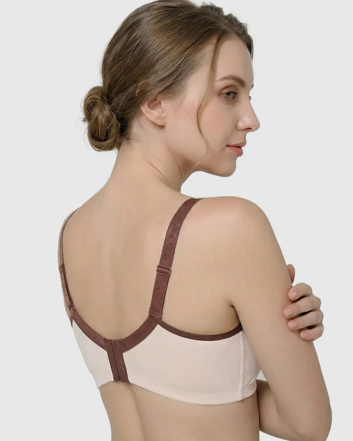 Bump Society – The Nursing Collection: Front-Open Cotton Nursing Bra