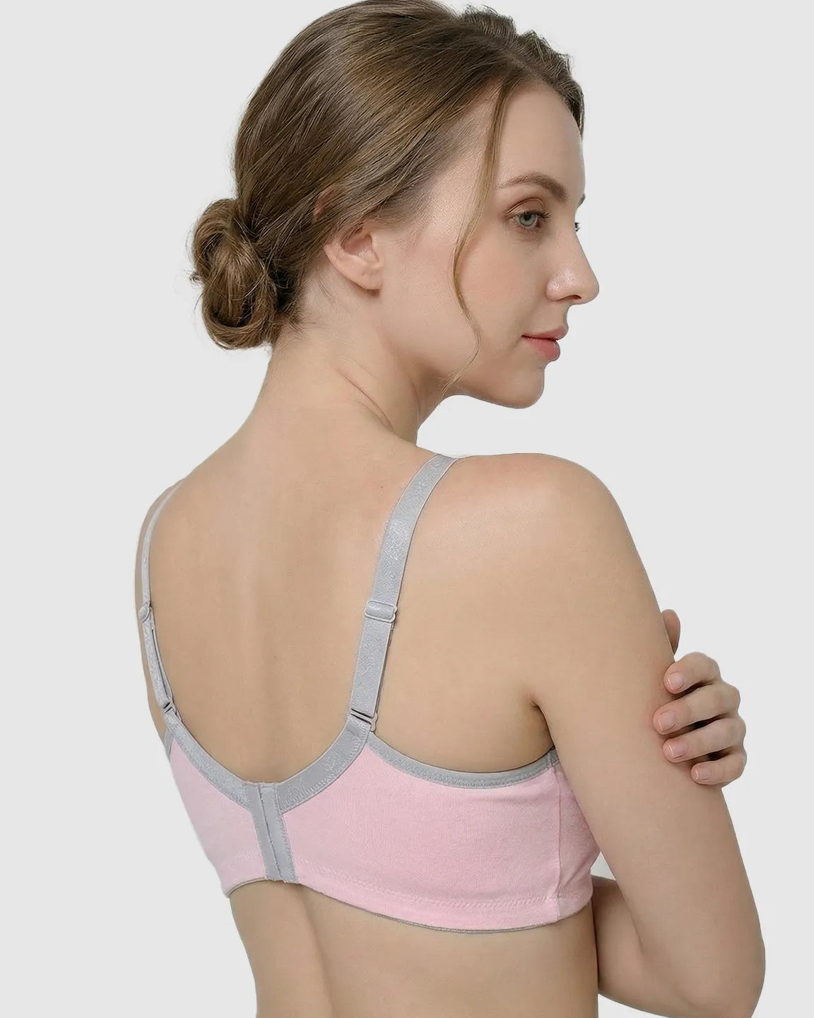 Bump Society – The Nursing Collection: Front-Open Cotton Nursing Bra