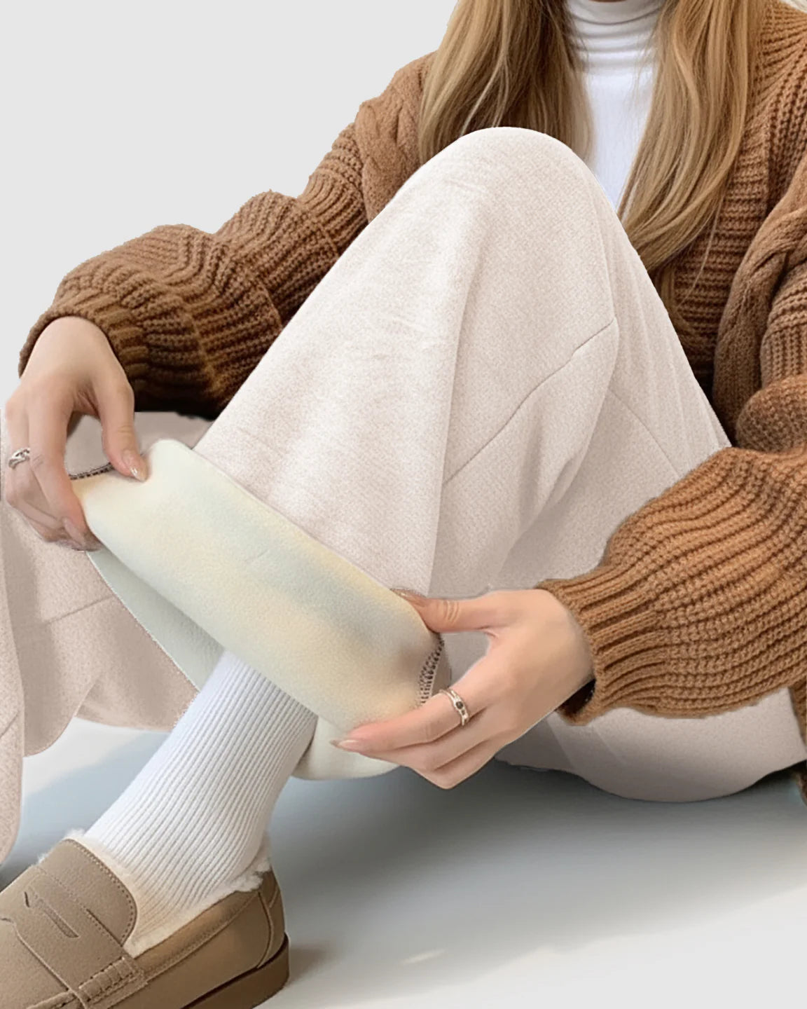 Bump Society – The Support Collection: Wide-Leg Flowy Support Maternity Pants