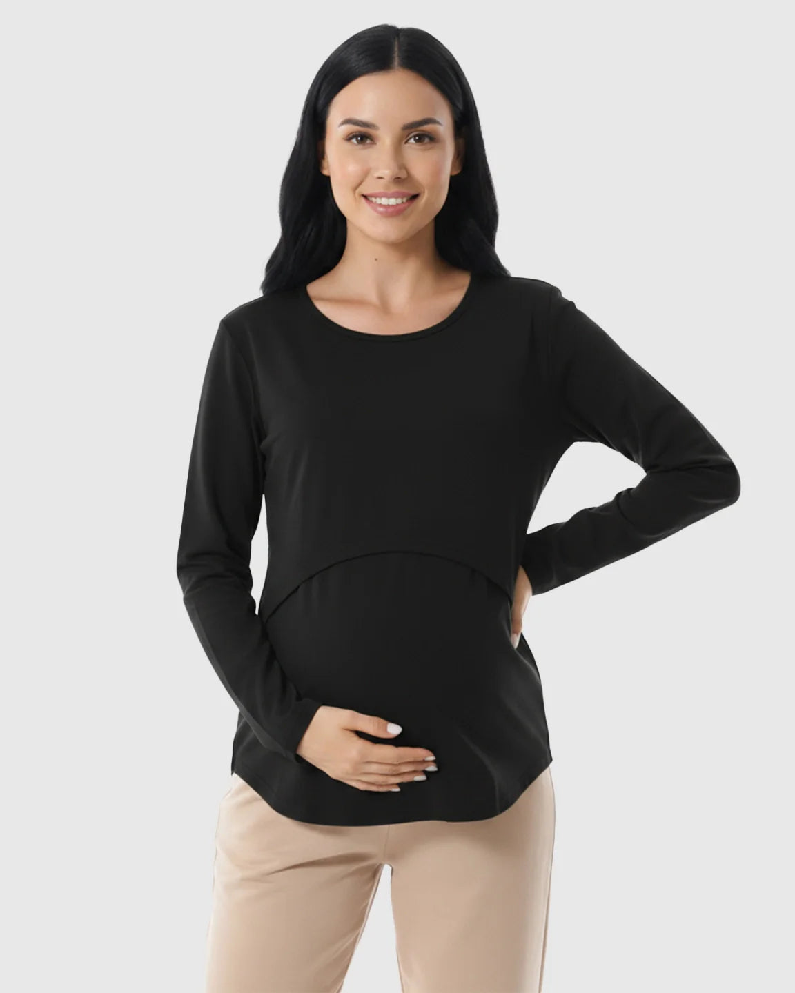 The Nursing Collection  Nursing Access Loose Fit Maternity & Nursing Top