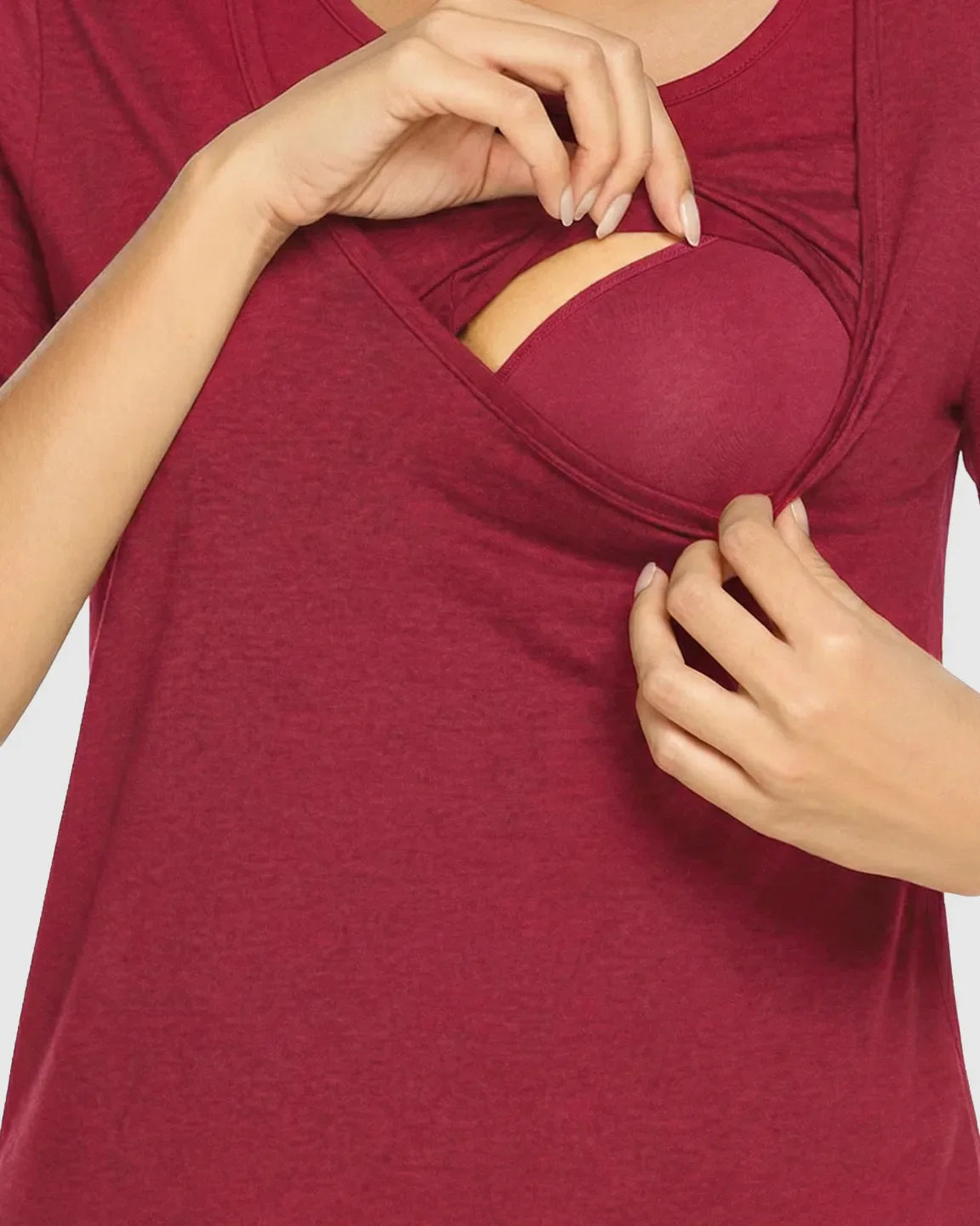 Bump Society – The Nursing Collection: Easy Nursing-Access Modal Maternity Sleepwear