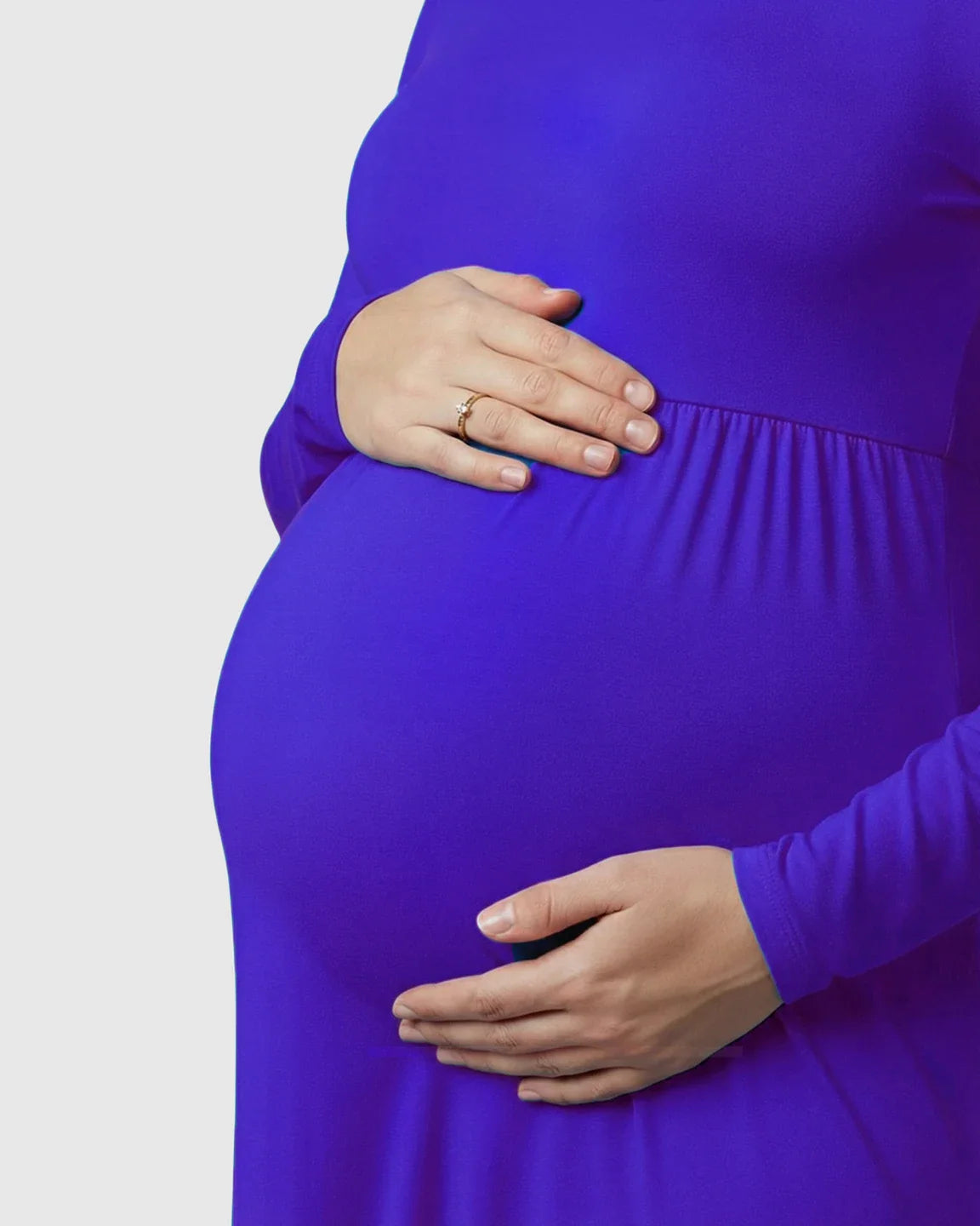 Bump Society – The Comfort Collection: Empire Waist Fitted Maternity Photoshoot Dress