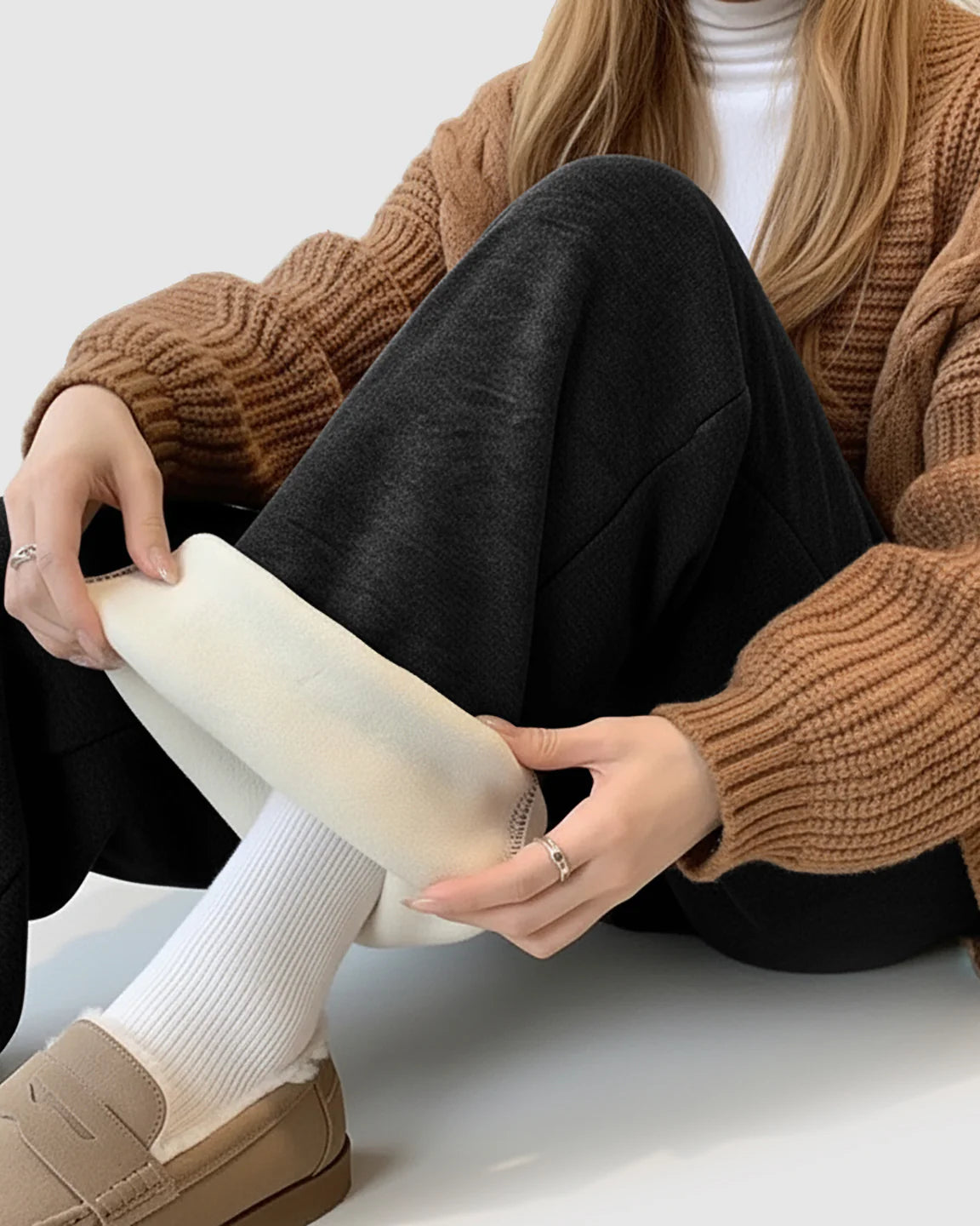 Bump Society – The Support Collection: Wide-Leg Flowy Support Maternity Pants