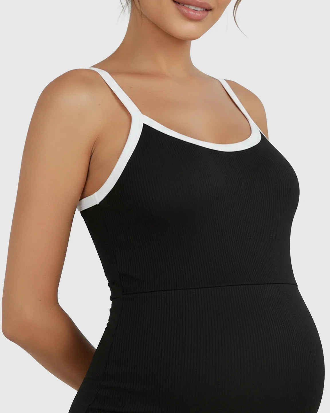 Bump Society – The Comfort Collection: Contrast Trim Slim Fit Maternity Activewear
