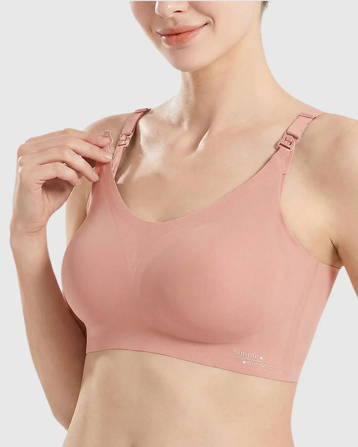 Bump Society – The Nursing Collection: Clip-Down Straps Contoured Nursing Bra