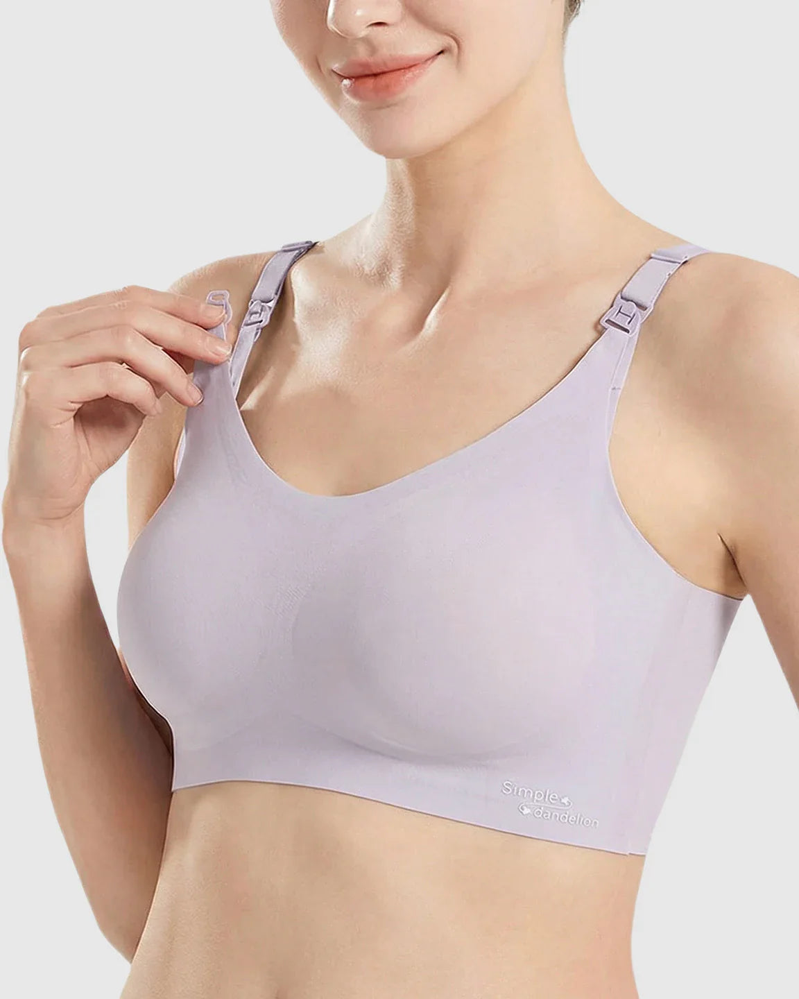Bump Society – The Nursing Collection: Clip-Down Straps Contoured Nursing Bra
