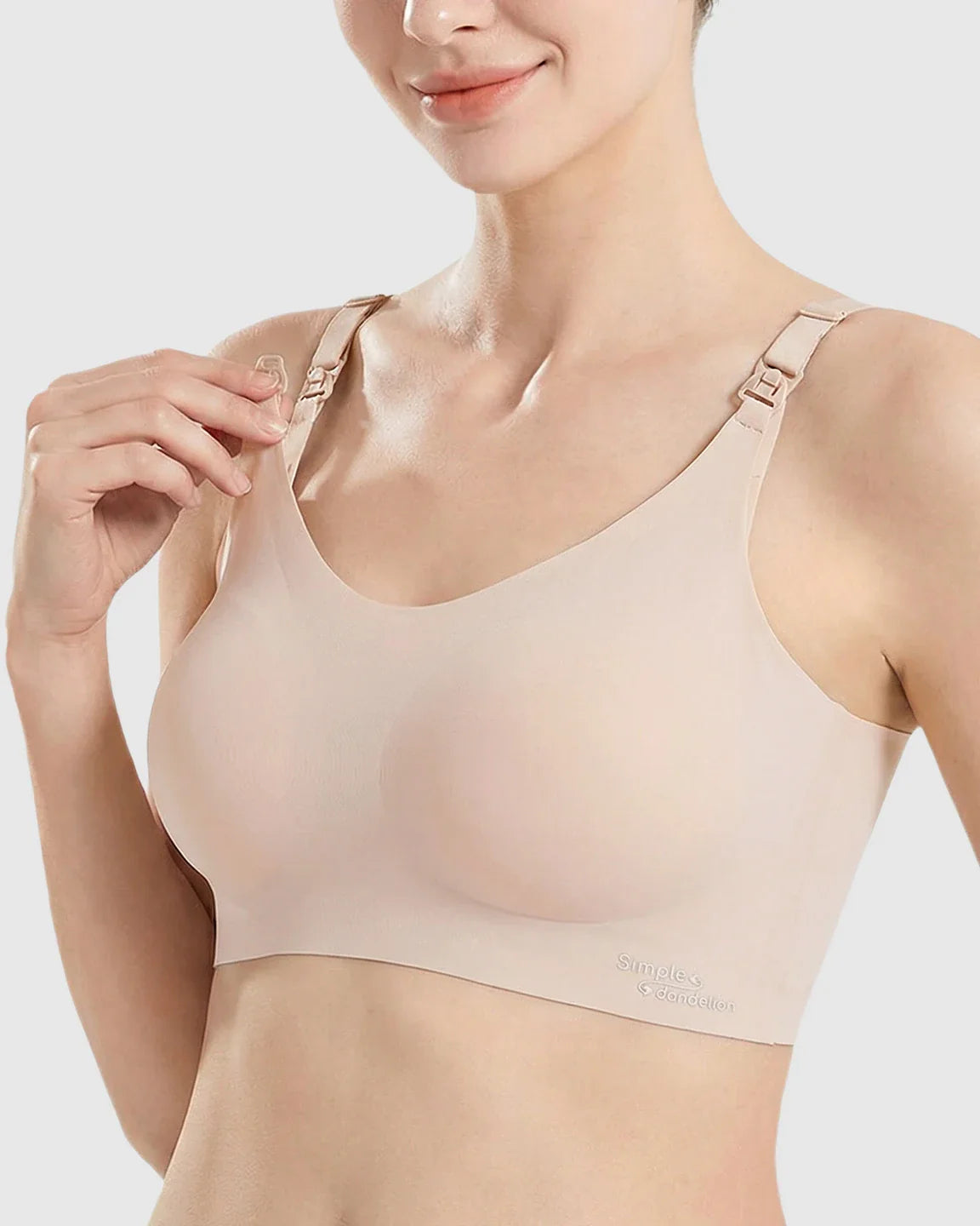Bump Society – The Nursing Collection: Clip-Down Straps Contoured Nursing Bra