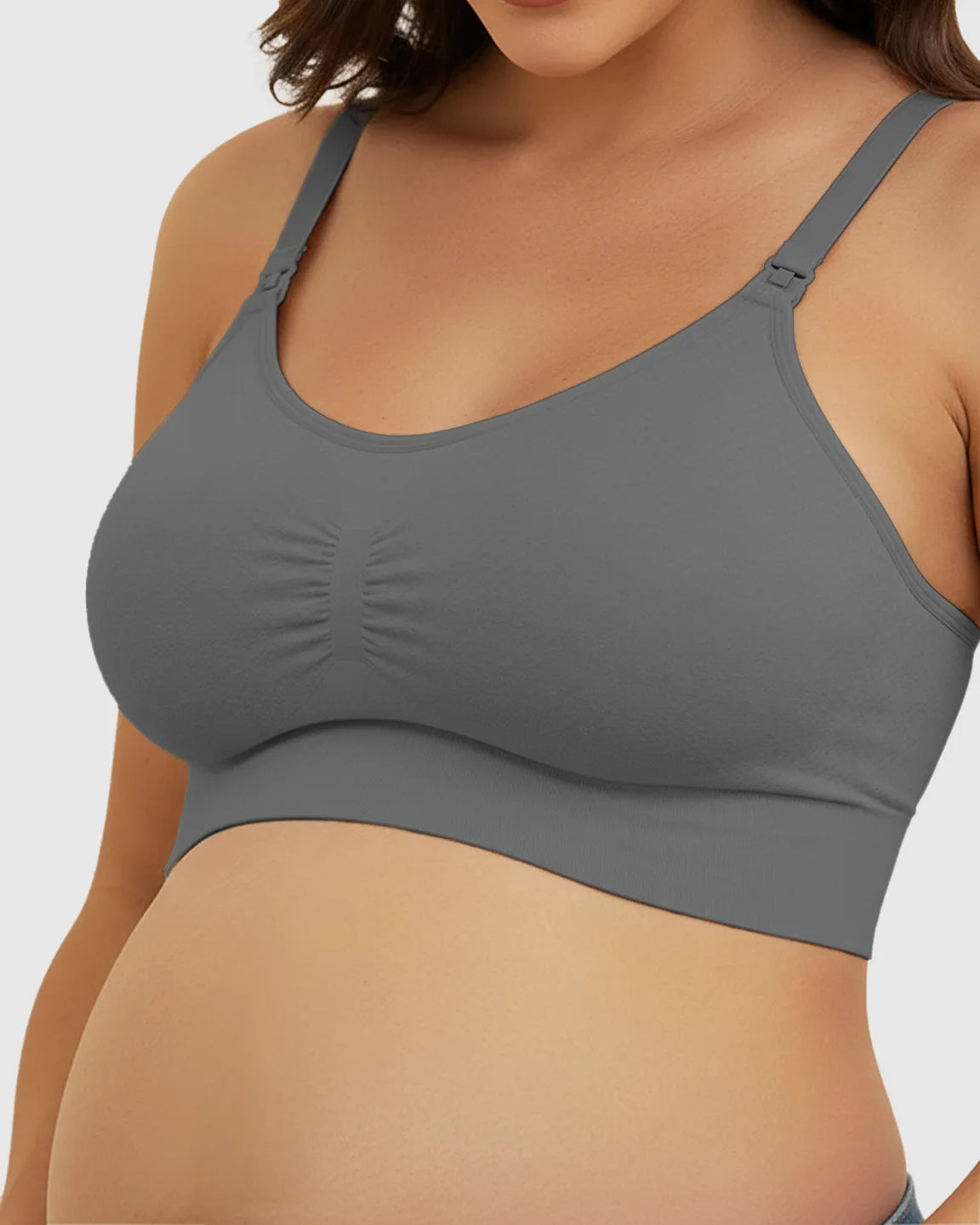 The Nursing Collection: Wireless Front-Closure Maternity Nursing Bra