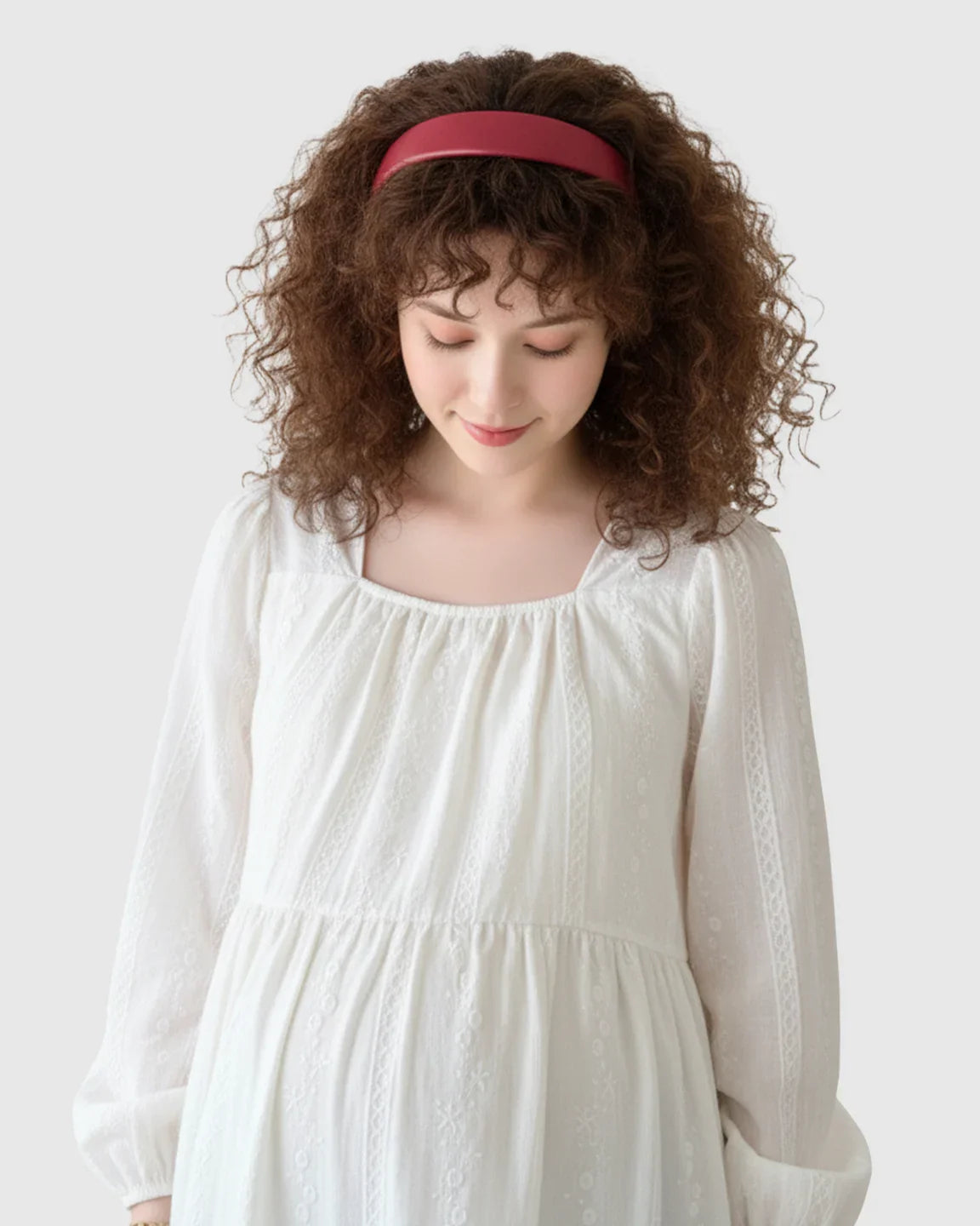 Bump Society – The Comfort Collection: Embroidered Texture Korean Style Maternity Tunic Top