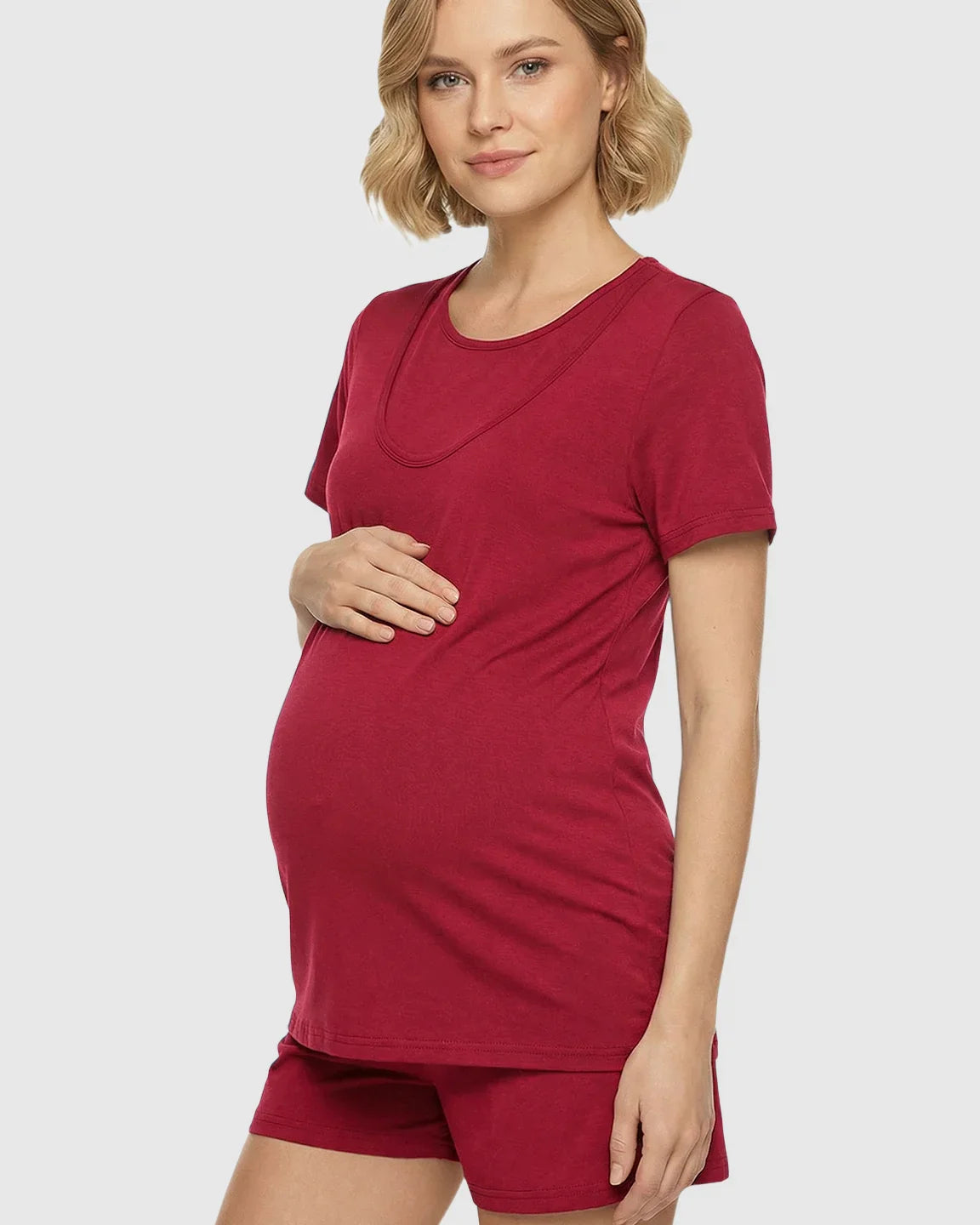 Bump Society – The Nursing Collection: Easy Nursing-Access Modal Maternity Sleepwear