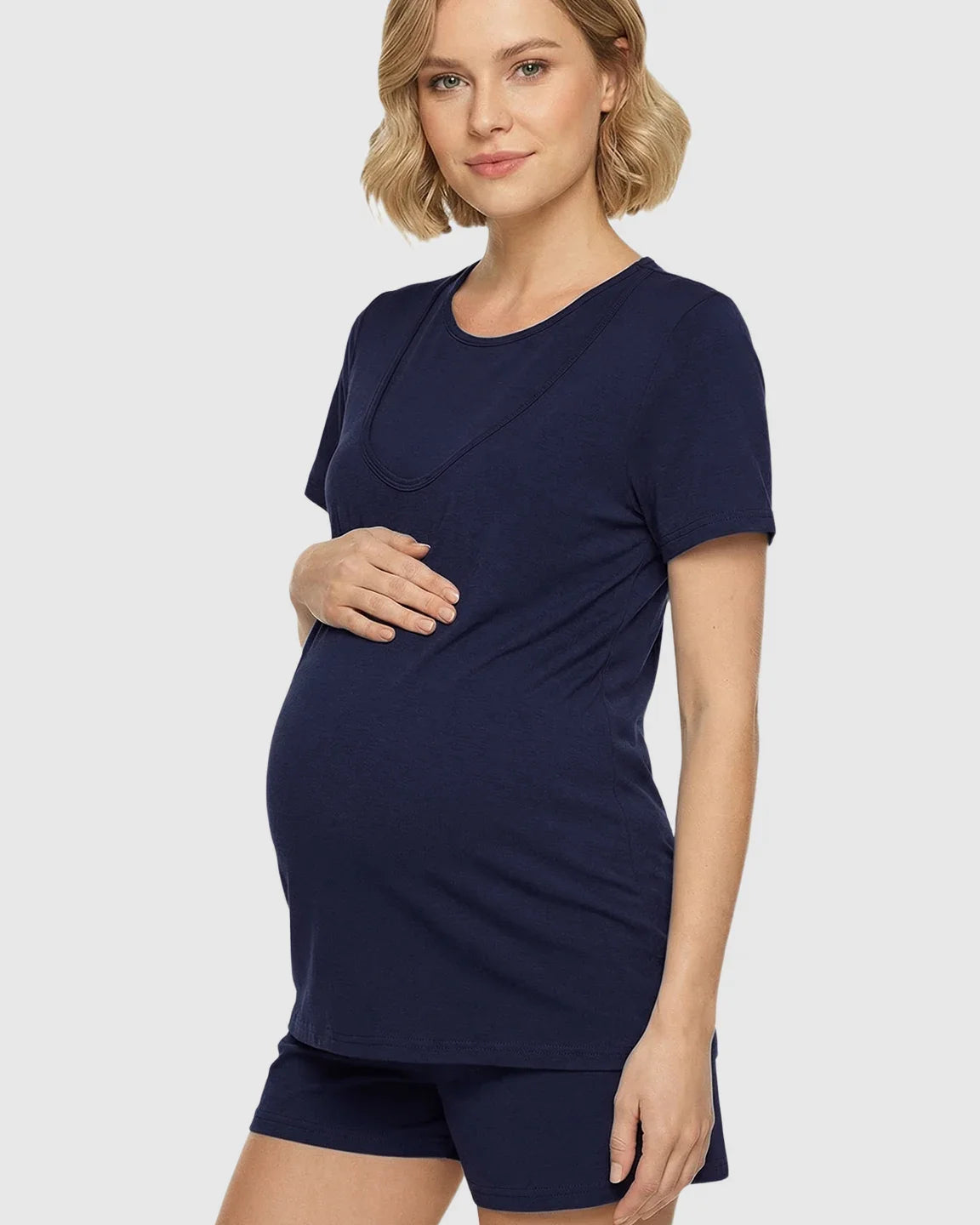 Bump Society – The Nursing Collection: Easy Nursing-Access Modal Maternity Sleepwear