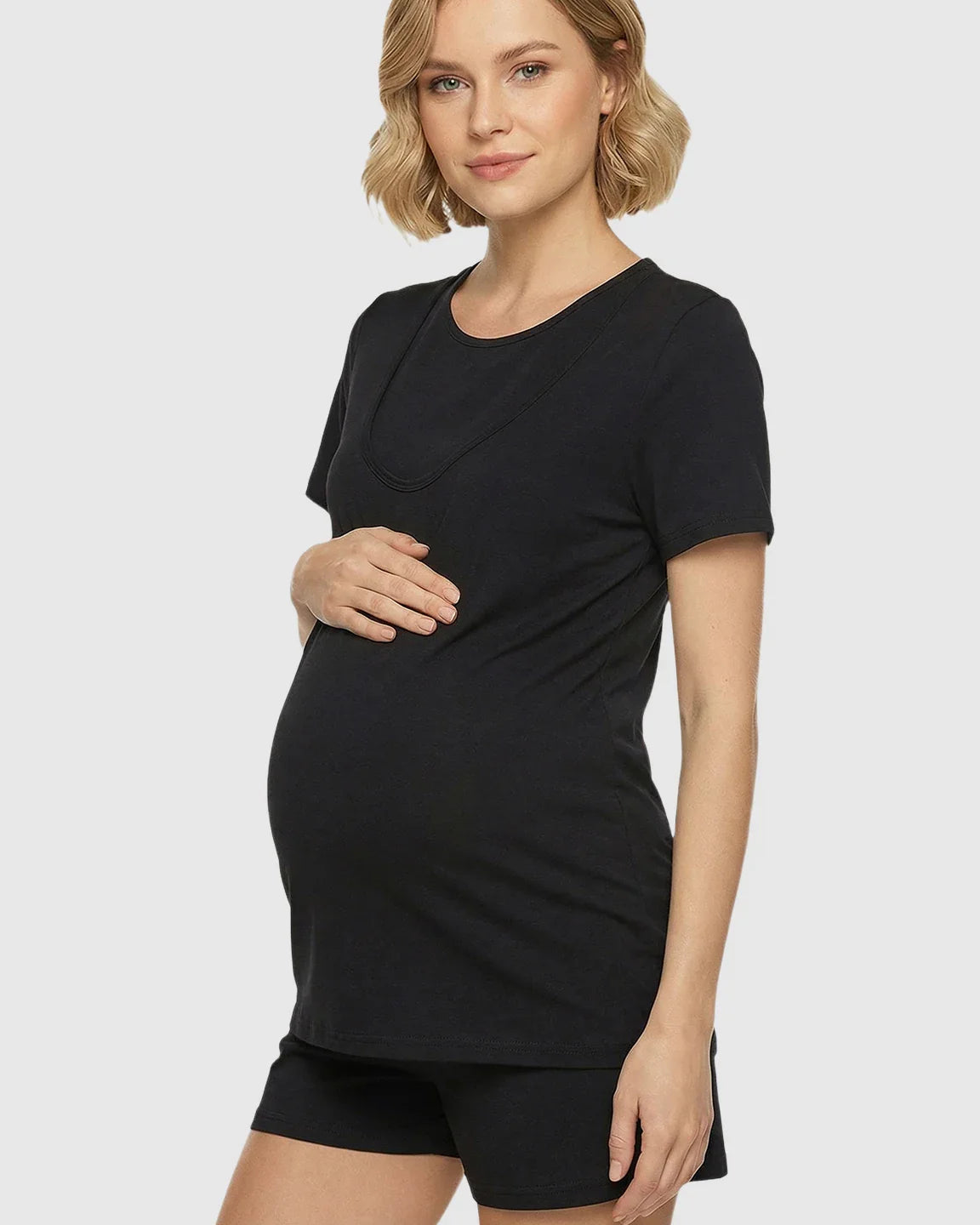 Bump Society – The Nursing Collection: Easy Nursing-Access Modal Maternity Sleepwear