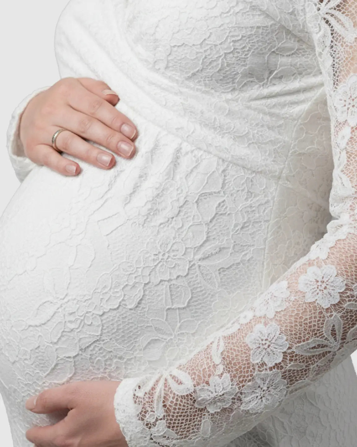 Bump Society – The Comfort Collection: Off Shoulder Wrap Maternity Photoshoot Gown