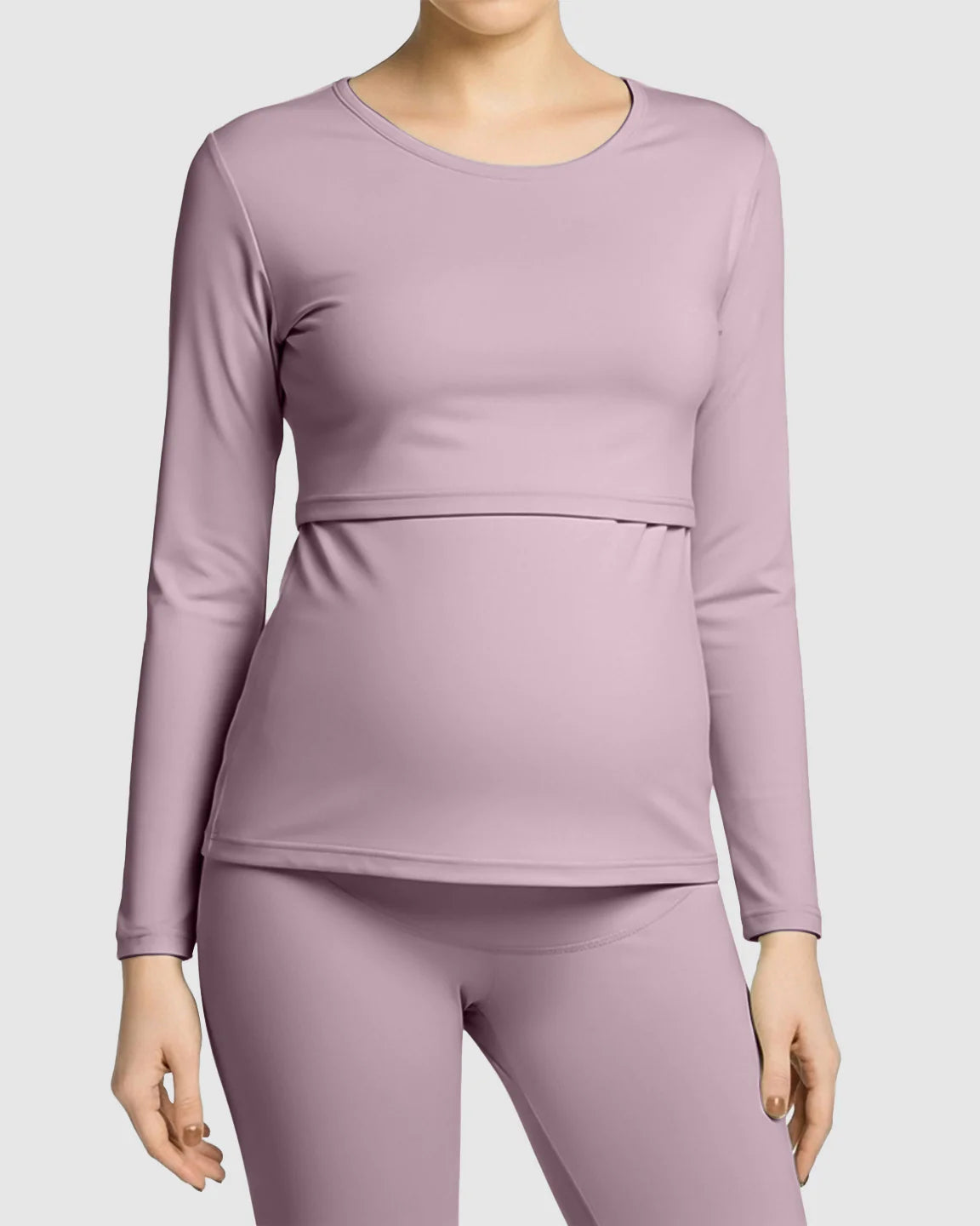 Bump Society – The Nursing Collection: Thick Cotton Nursing Maternity Pajama Set