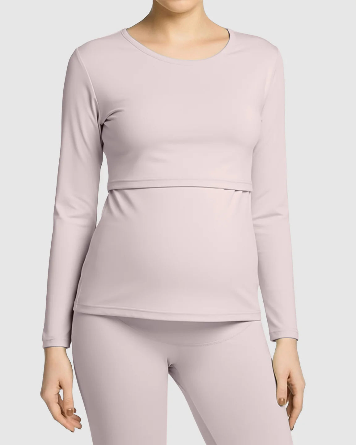 Bump Society – The Nursing Collection: Thick Cotton Nursing Maternity Pajama Set