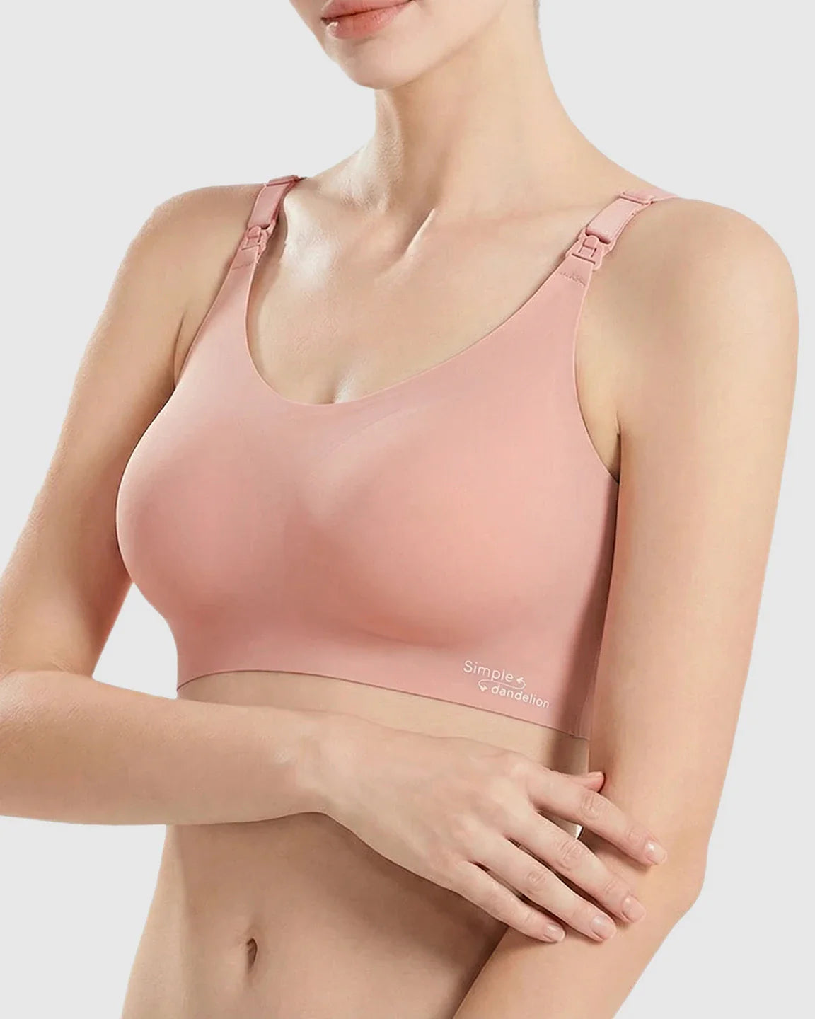 Bump Society – The Nursing Collection: Clip-Down Straps Contoured Nursing Bra
