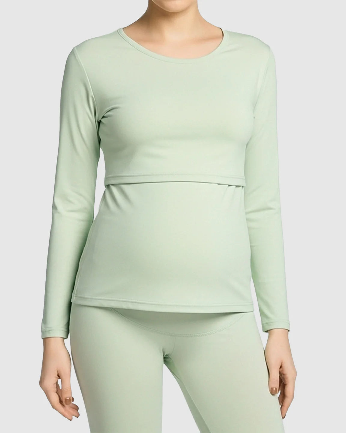Bump Society – The Nursing Collection: Thick Cotton Nursing Maternity Pajama Set