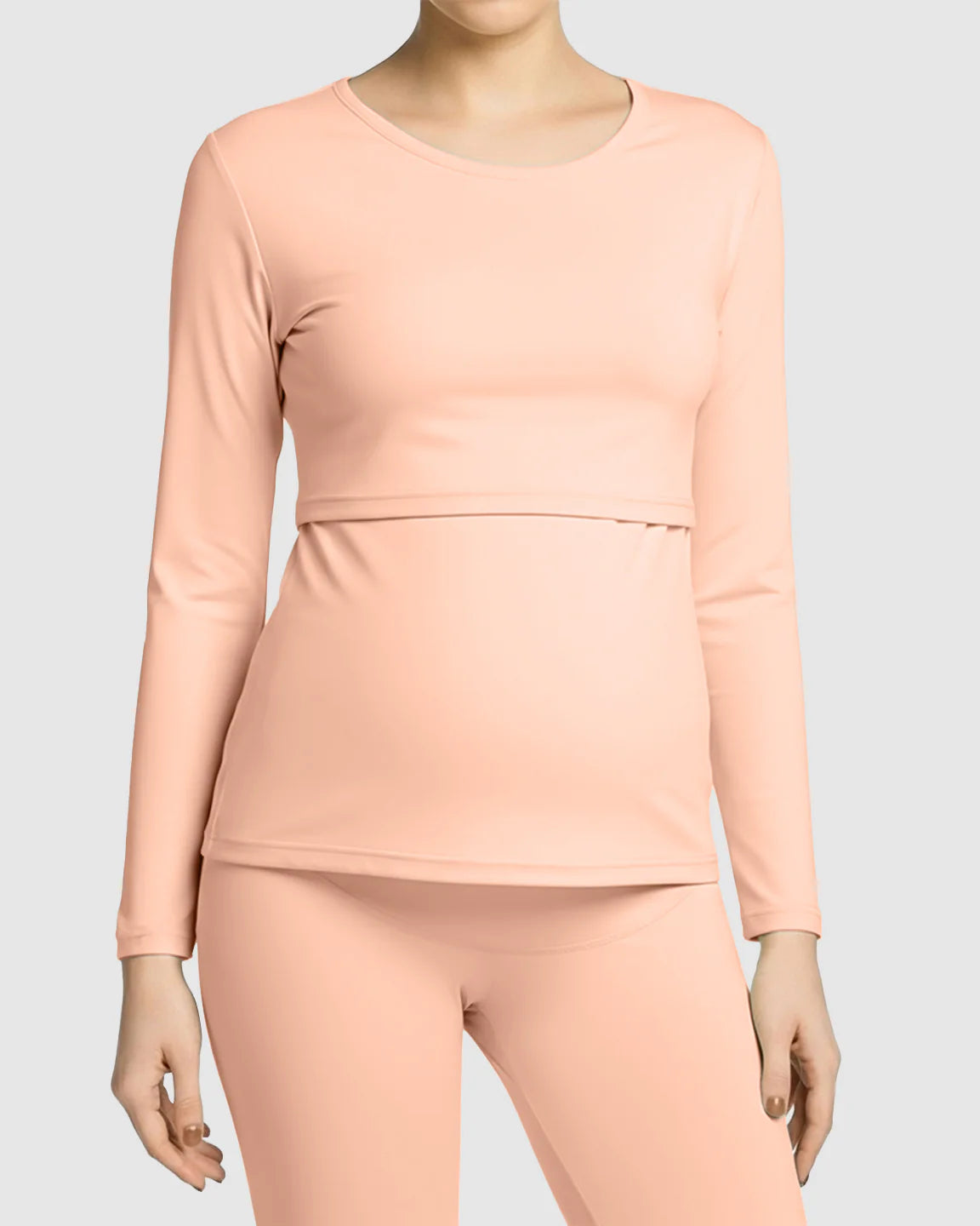 Bump Society – The Nursing Collection: Thick Cotton Nursing Maternity Pajama Set