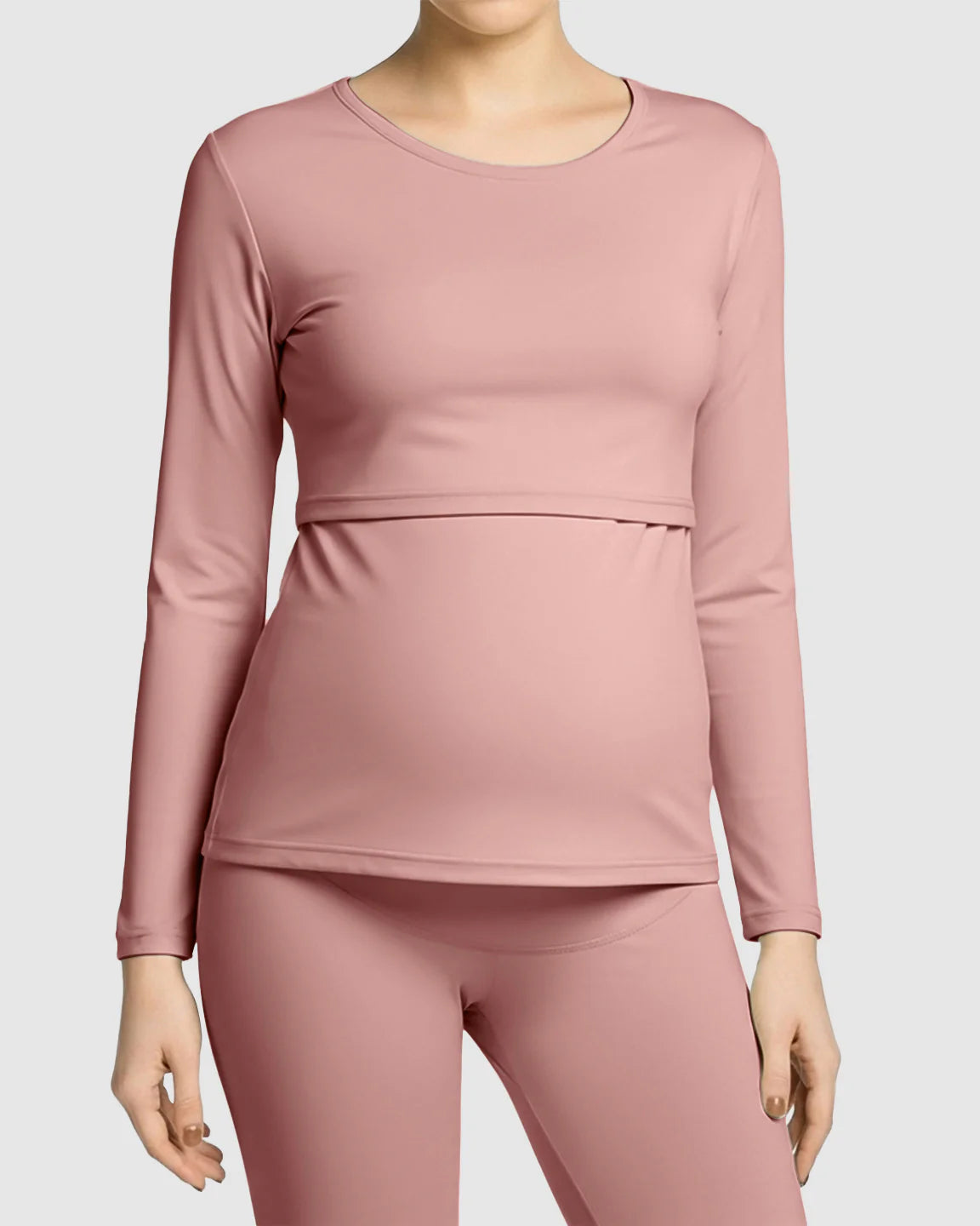 Bump Society – The Nursing Collection: Thick Cotton Nursing Maternity Pajama Set