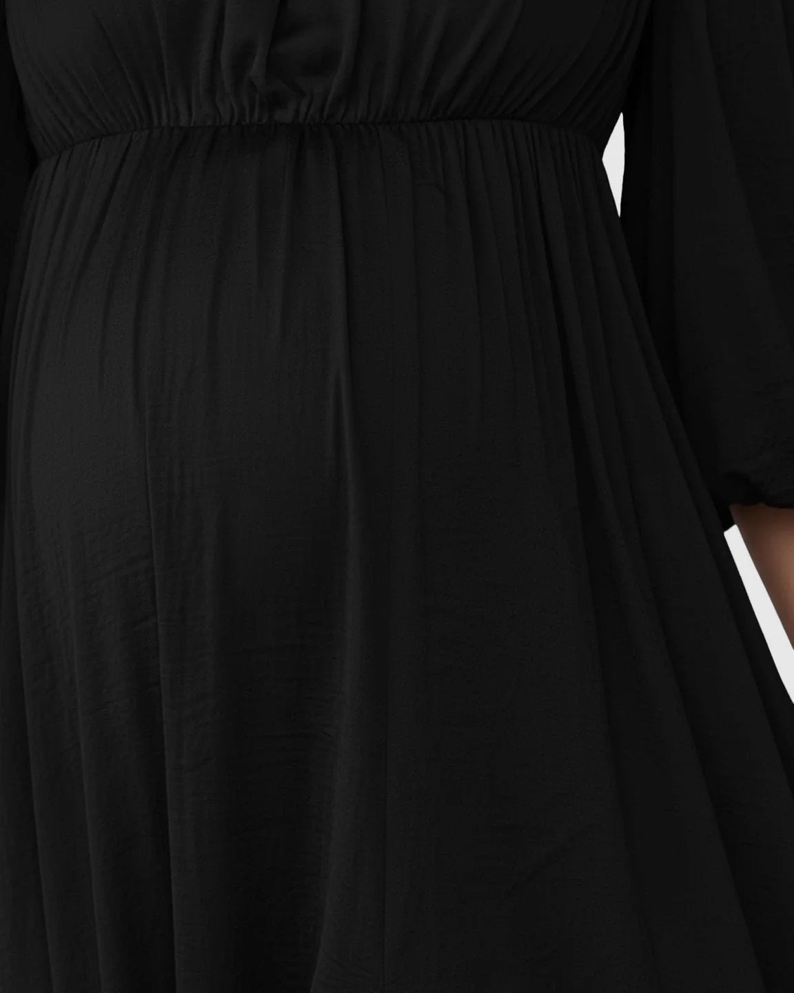 Bump Society – The Comfort Collection: Off-Shoulder Elegant Maternity Maxi Dress