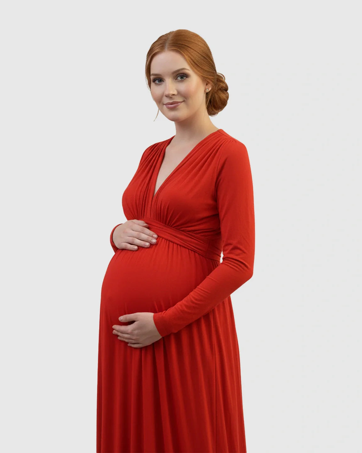 Bump Society – The Comfort Collection: Empire Waist Romantic Style Maternity Photography Gown