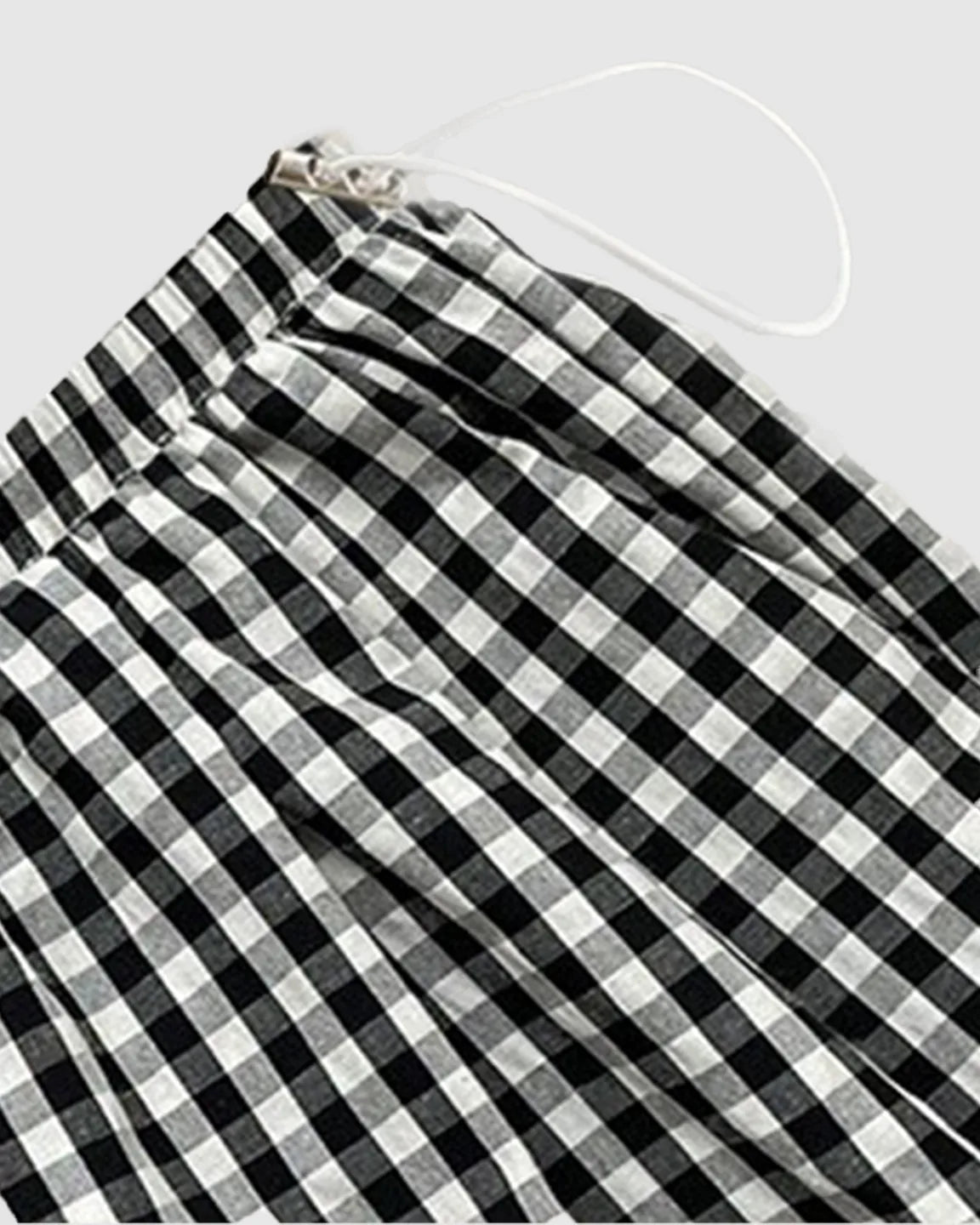 Bump Society – The Comfort Collection: Plaid Print Wide Leg Maternity Trousers