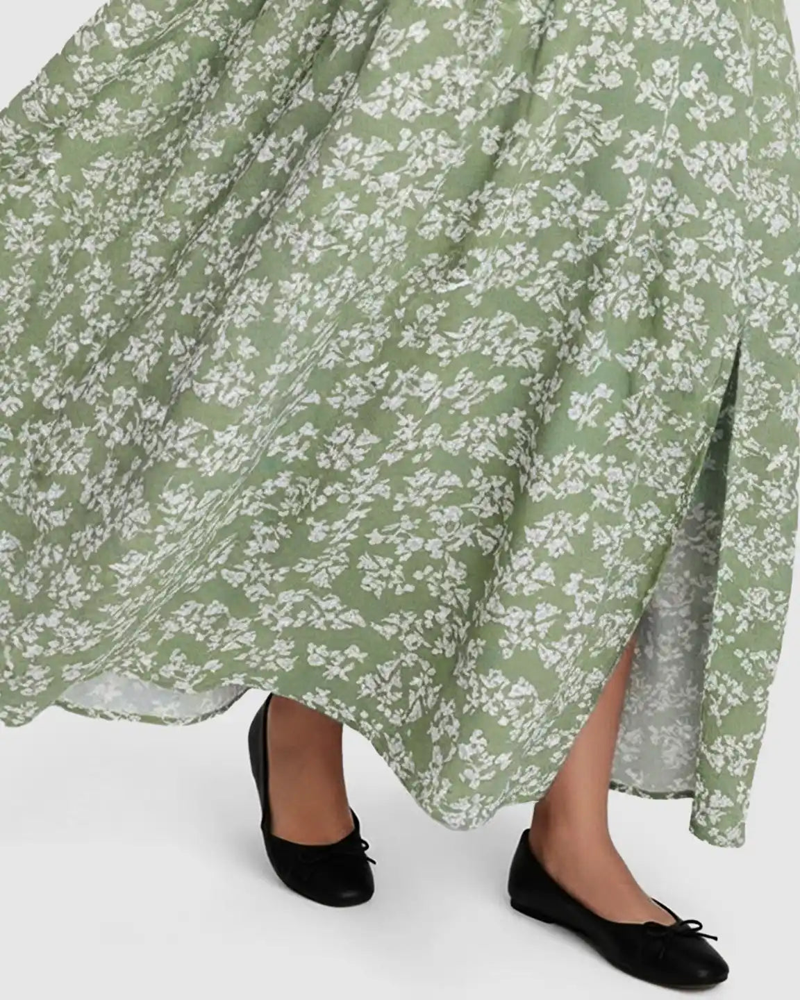Bump Society – The Comfort Collection: V-neck Bohemian Style Maternity Maxi Dress