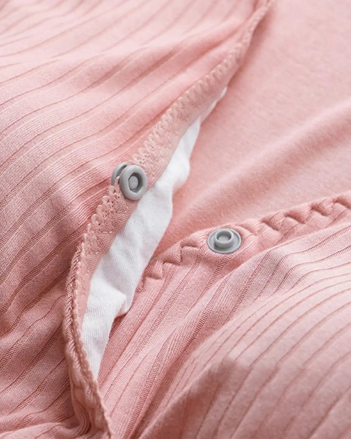 Bump Society – The Nursing Collection: Hidden Nursing Access K-Fashion Maternity Lounge Dress