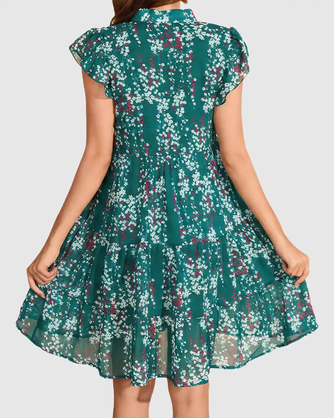 Bump Society – The Comfort Collection: Floral Print A-line Maternity Dress
