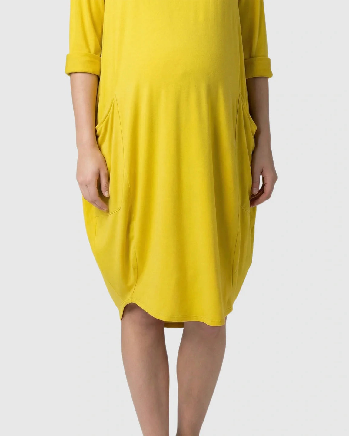 Bump Society – The Comfort Collection: Oversized Pocketed Maternity T Shirt Dress