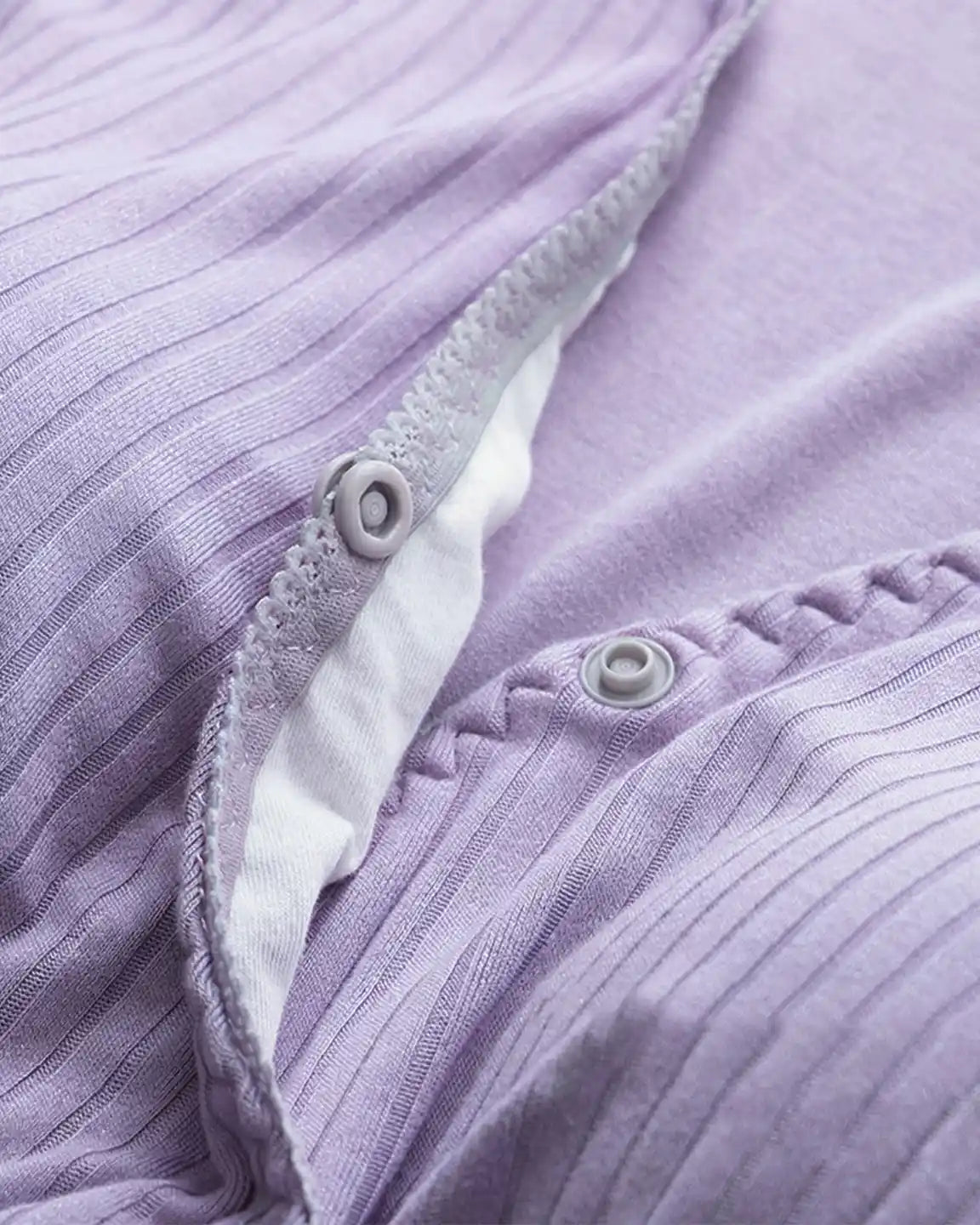 Bump Society – The Nursing Collection: Hidden Nursing Access K-Fashion Maternity Lounge Dress