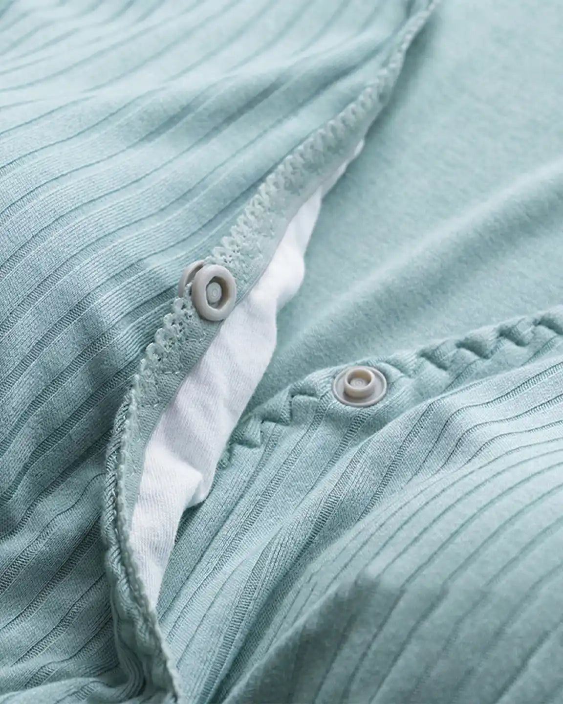 Bump Society – The Nursing Collection: Hidden Nursing Access K-Fashion Maternity Lounge Dress