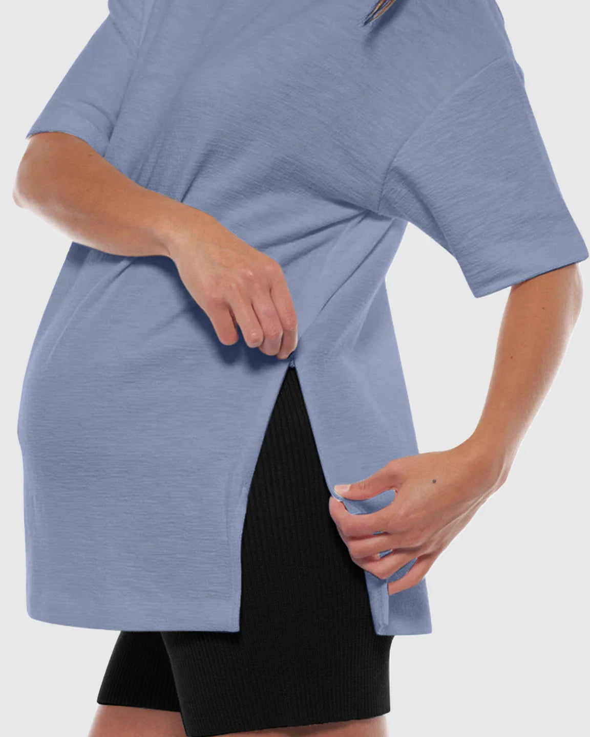 Bump Society – The Comfort Collection: Short Puff Sleeve Casual Maternity Maxi Dress
