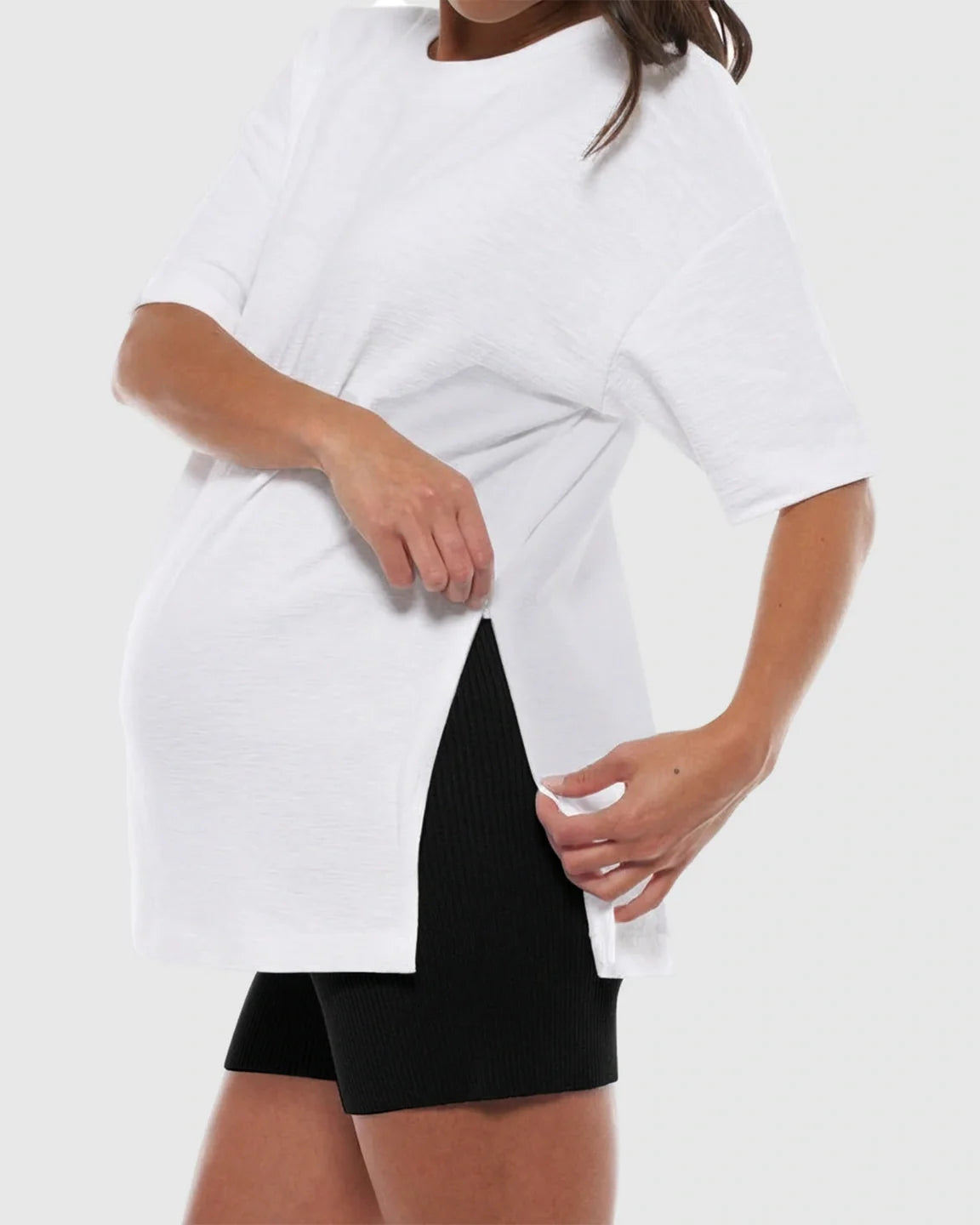 Bump Society – The Comfort Collection: Short Puff Sleeve Casual Maternity Maxi Dress