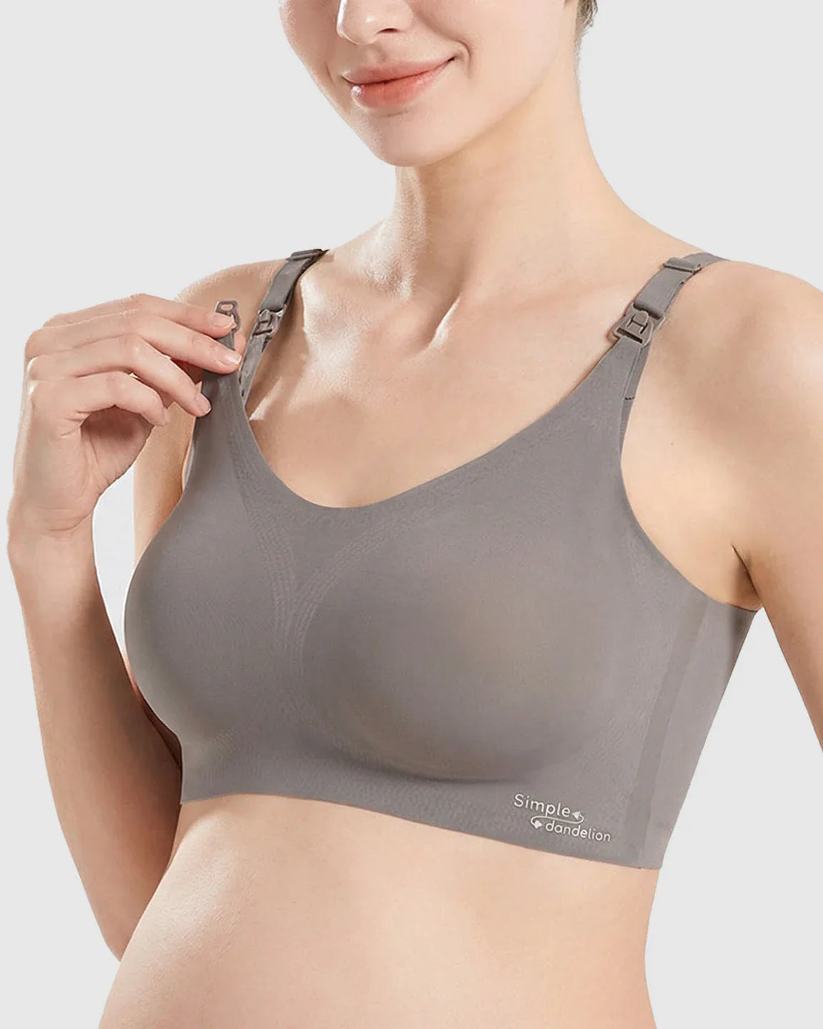 Bump Society – The Nursing Collection: Clip-Down Straps Contoured Nursing Bra