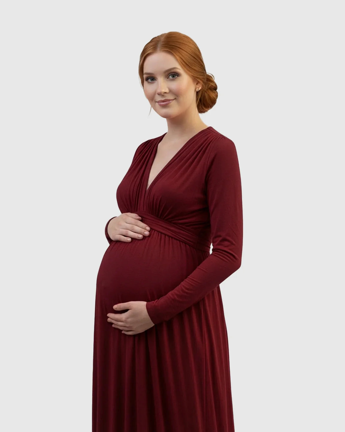 Bump Society – The Comfort Collection: Empire Waist Romantic Style Maternity Photography Gown
